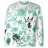 High OG Green Glow 1s Hoodie Match Graffiti King 3D All-Over Print - NastyJamz