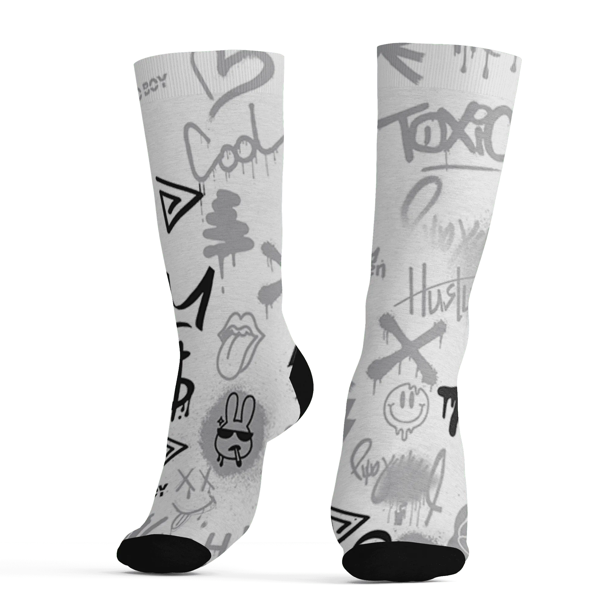 Wolf-Grey-1s-Socks-Match-Graffiti-King-3D-Doodle-Style