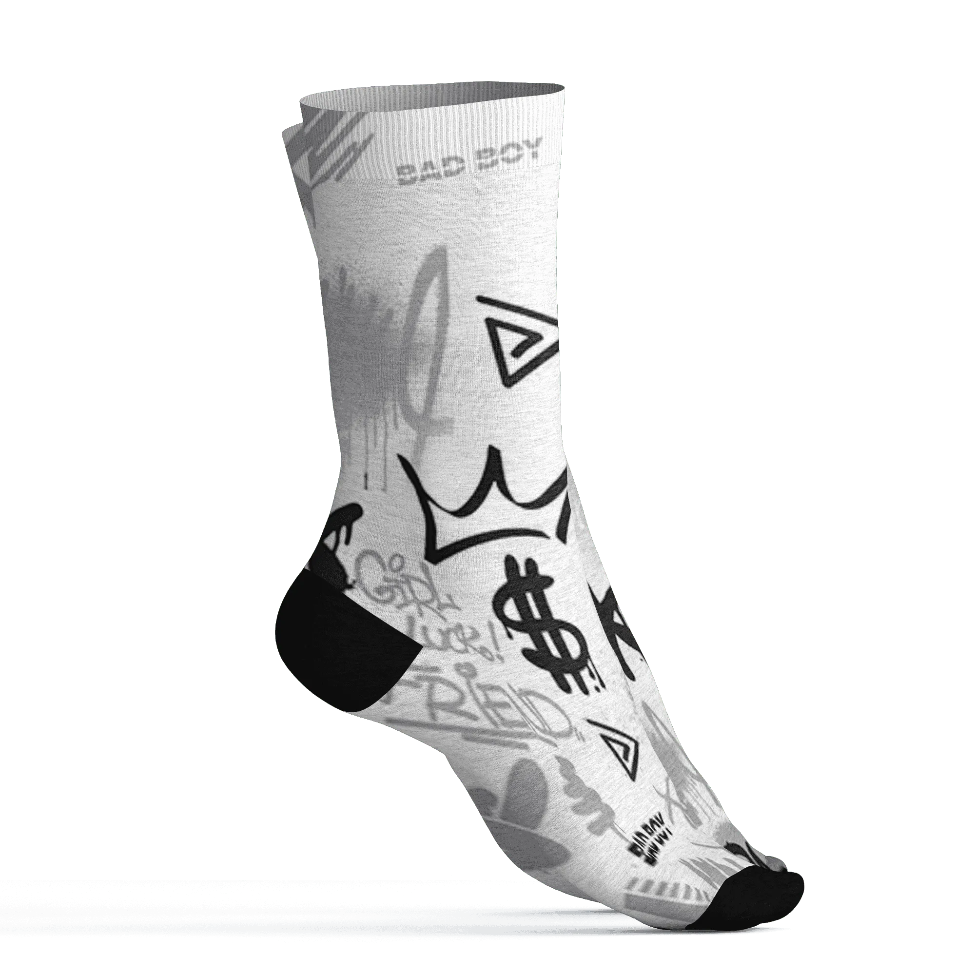 Wolf-Grey-1s-Socks-Match-Graffiti-King-3D-Doodle-Style