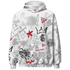 Cement-Grey-3s-Hoodie-Match-Graffiti-King-3D-Doodle-Style