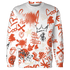 Georgia Peach 3s Hoodie Match Graffiti King 3D All-Over Print - NastyJamz