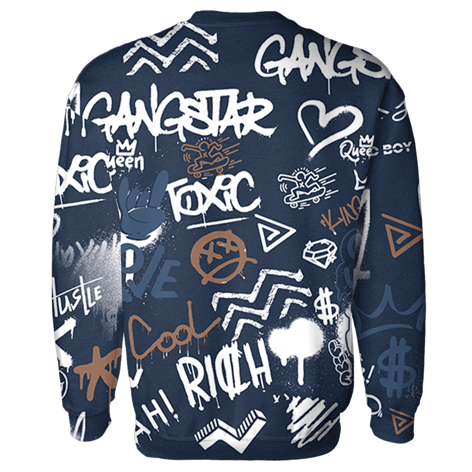 AM 1 86 Jackie RBS Hoodie Match Graffiti King 3D All-Over Print - NastyJamz