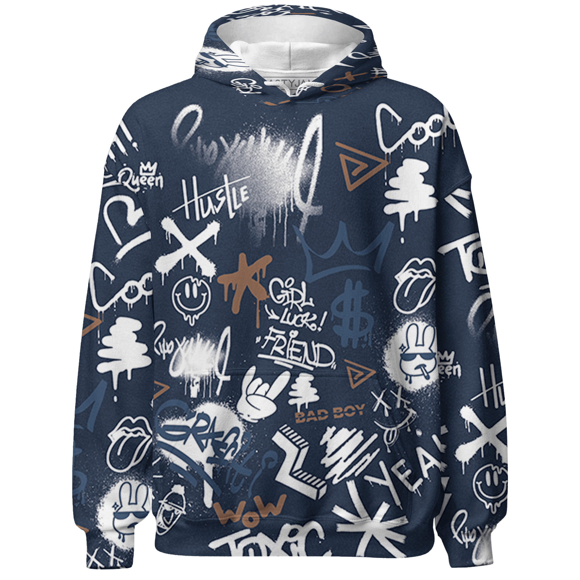 AM 1 86 Jackie RBS Sweatshirt Match Graffiti King 3D All-Over Print - NastyJamz
