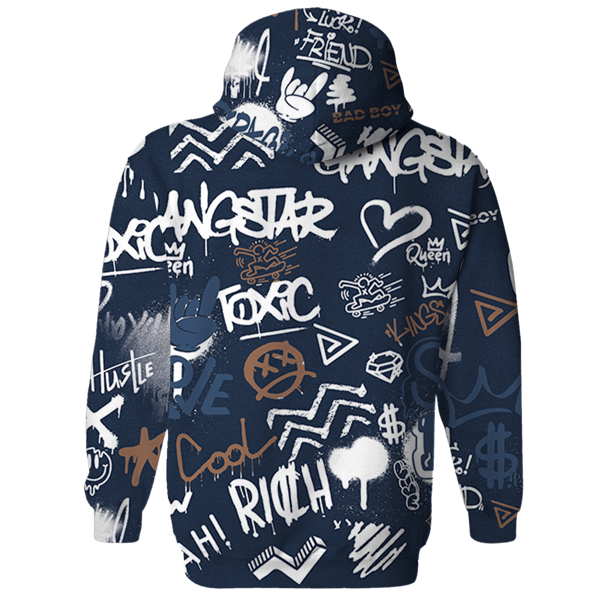 AM 1 86 Jackie RBS Sweatshirt Match Graffiti King 3D All-Over Print - NastyJamz