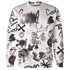 Dunk Low Baroque Brown Sweatshirt Match Graffiti King 3D All-Over Print Doodle Style - NastyJamz