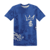 VaporMax-Game-Royal-Blue-T-Shirt-Match-Graffiti-King-3D-Doodle-Style