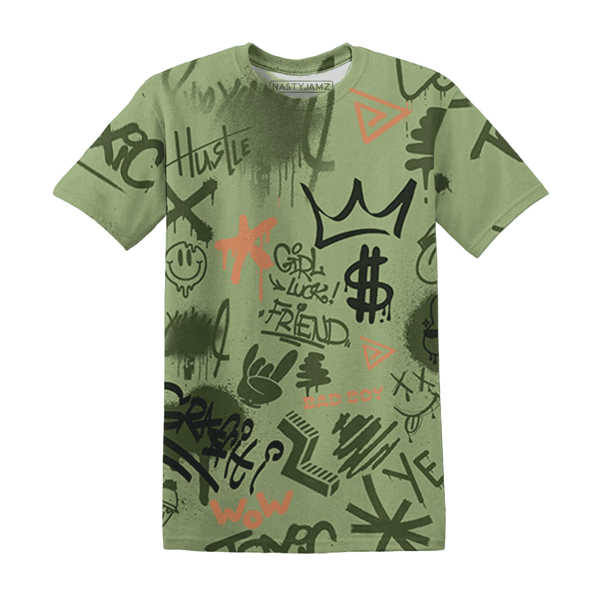 VaporMax-Plus-Alligator-T-Shirt-Match-Graffiti-King-3D-Doodle-Style