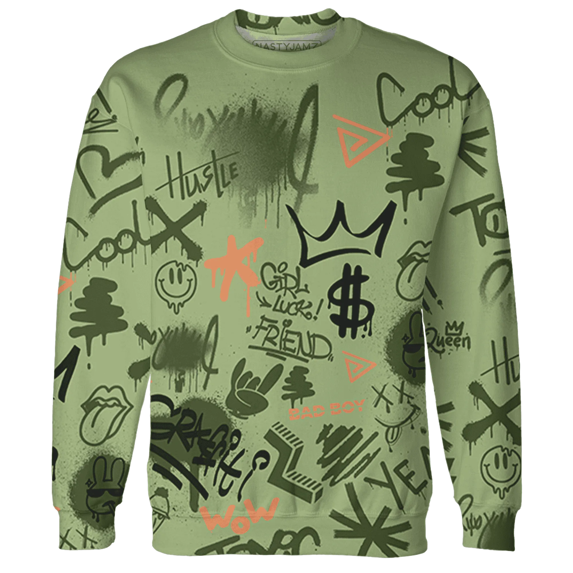 VaporMax-Plus-Alligator-Sweatshirt-Match-Graffiti-King-3D-Doodle-Style