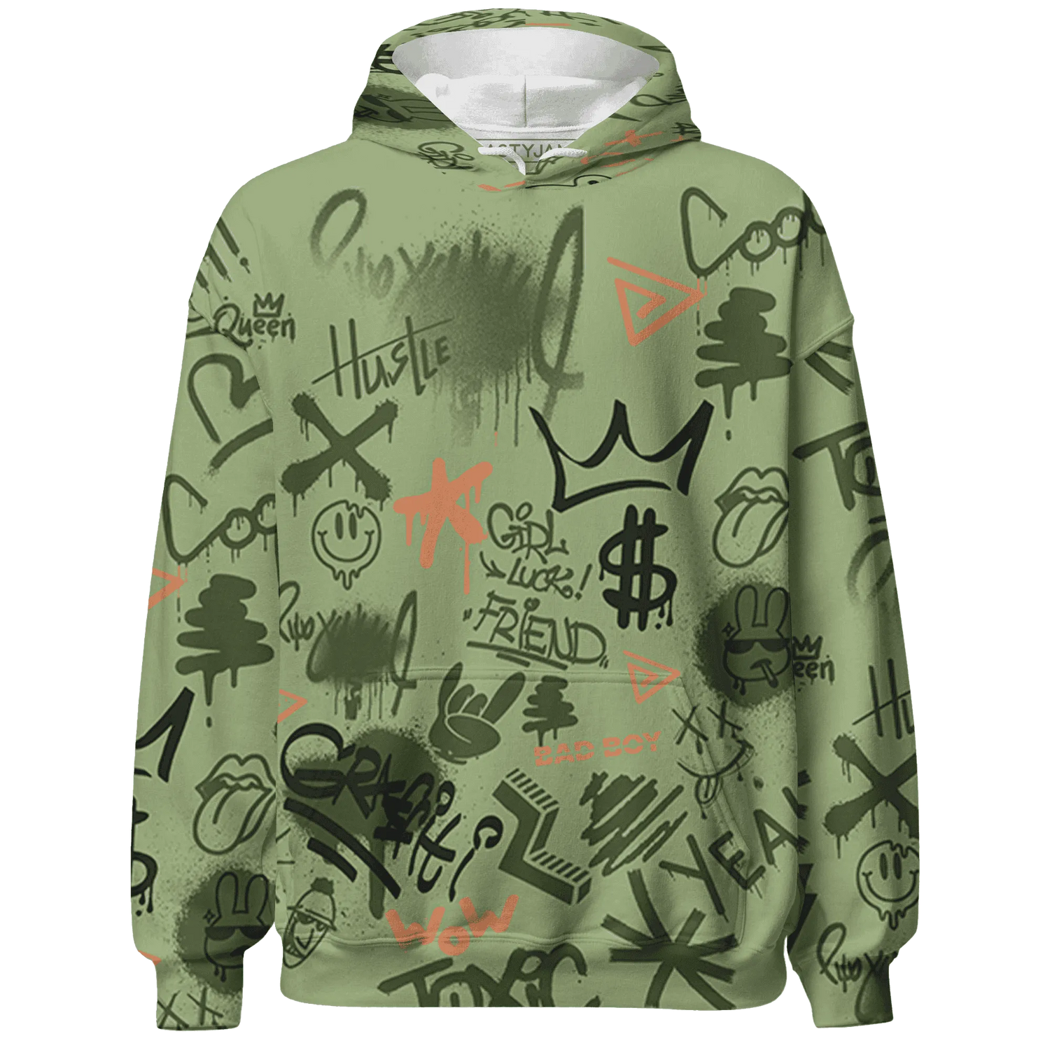 VaporMax-Plus-Alligator-Hoodie-Match-Graffiti-King-3D-Doodle-Style