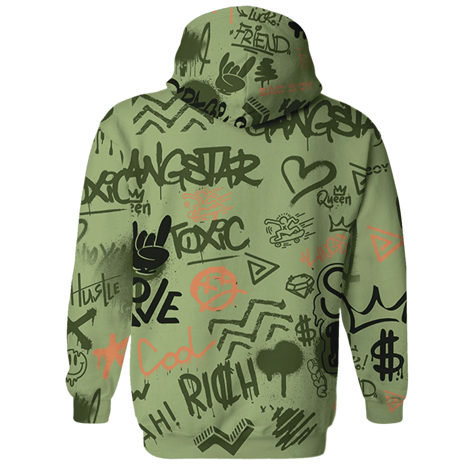 VaporMax-Plus-Alligator-Hoodie-Match-Graffiti-King-3D-Doodle-Style