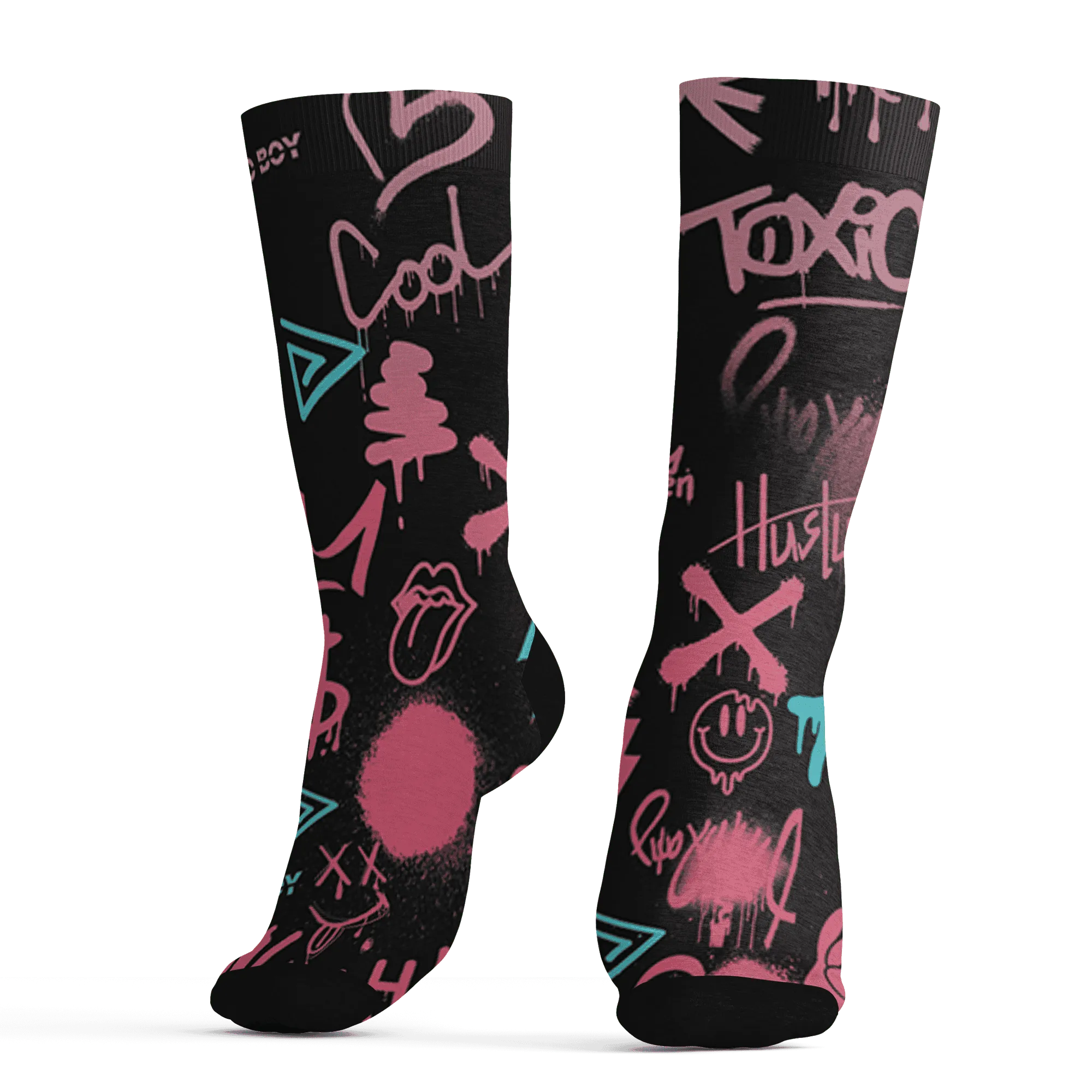 VaporMax-Plus-South-Beach-Socks-Match-Graffiti-King-3D-Doodle-Style