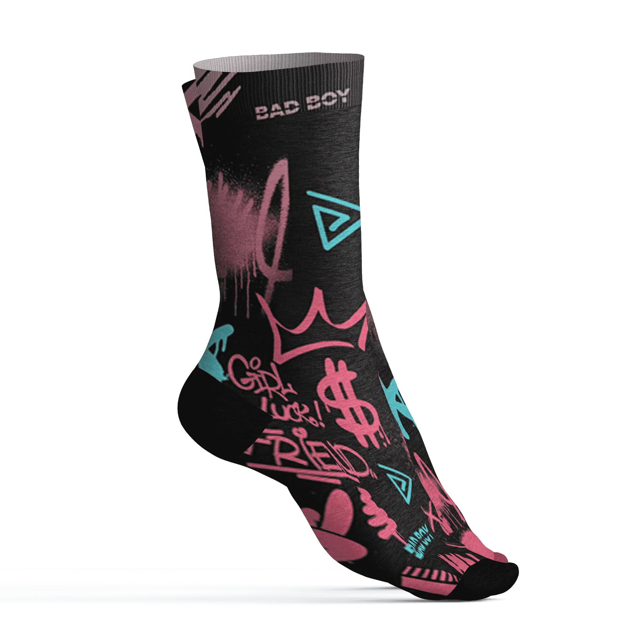 VaporMax-Plus-South-Beach-Socks-Match-Graffiti-King-3D-Doodle-Style