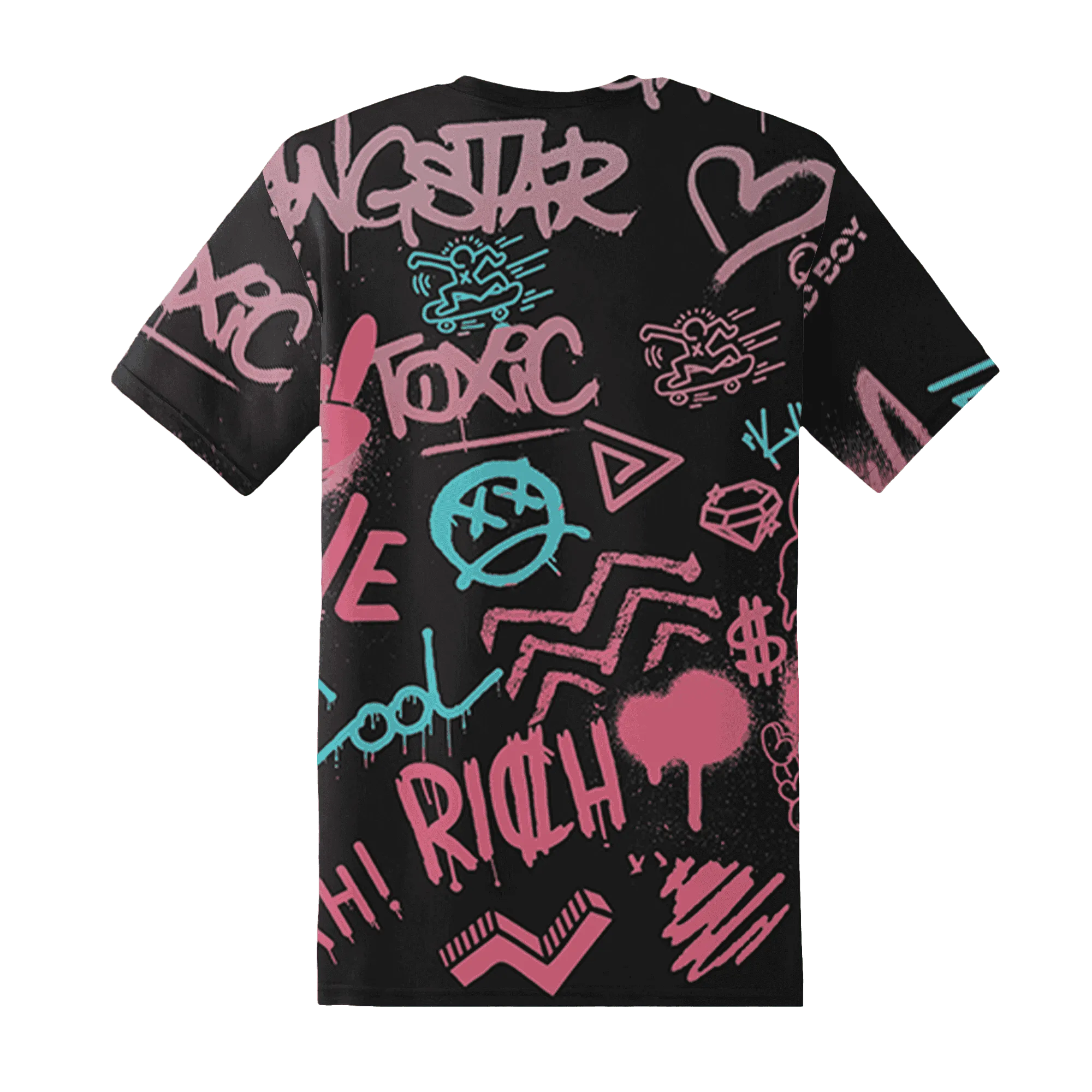 VaporMax-Plus-South-Beach-T-Shirt-Match-Graffiti-King-3D-Doodle-Style