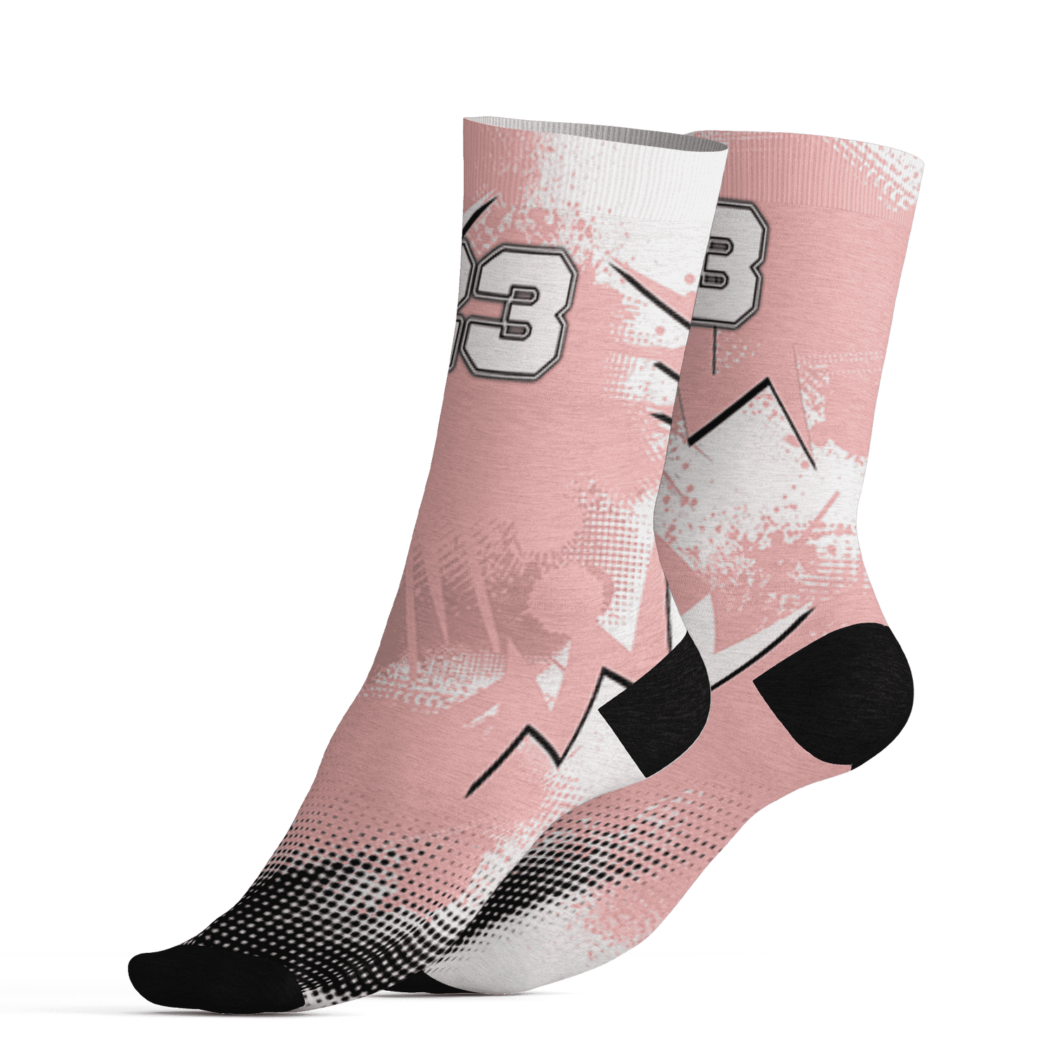 Low Legend Pink 11s Socks Match Graffiti Wallpapers 23 3D All-Over Print - NastyJamz