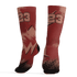 Dune Red 13s Socks Match Graffiti Wallpapers 23 3D All-Over Print - NastyJamz