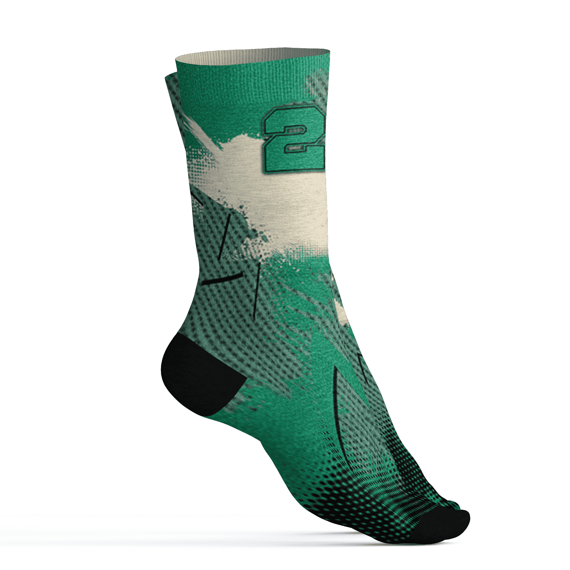 Nina CN Abney 3s Socks Match Graffiti Wallpapers 23 3D All-Over Print - NastyJamz