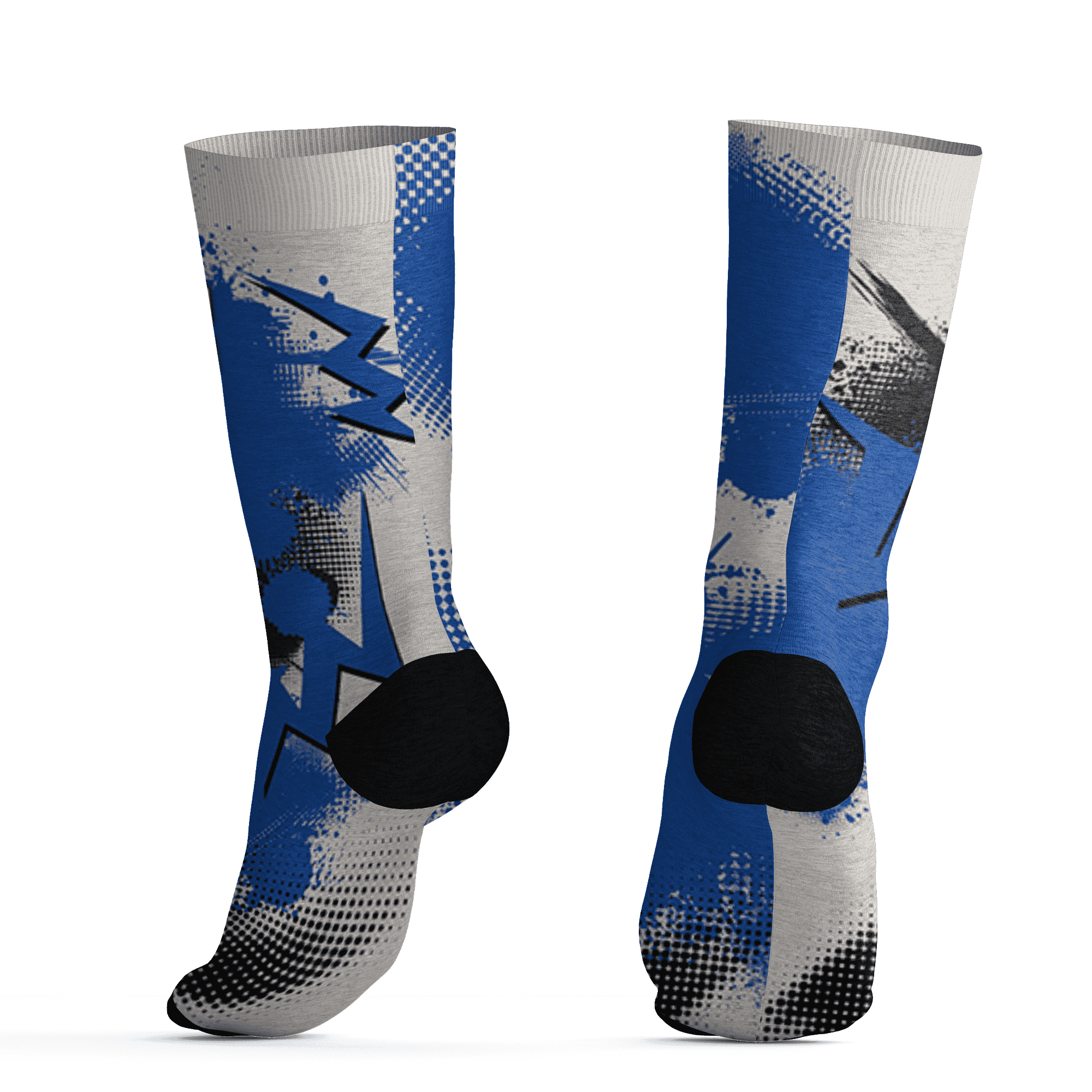 Air Max 1 86 Royal Socks Match Graffiti Wallpapers 23 3D All-Over Print - NastyJamz