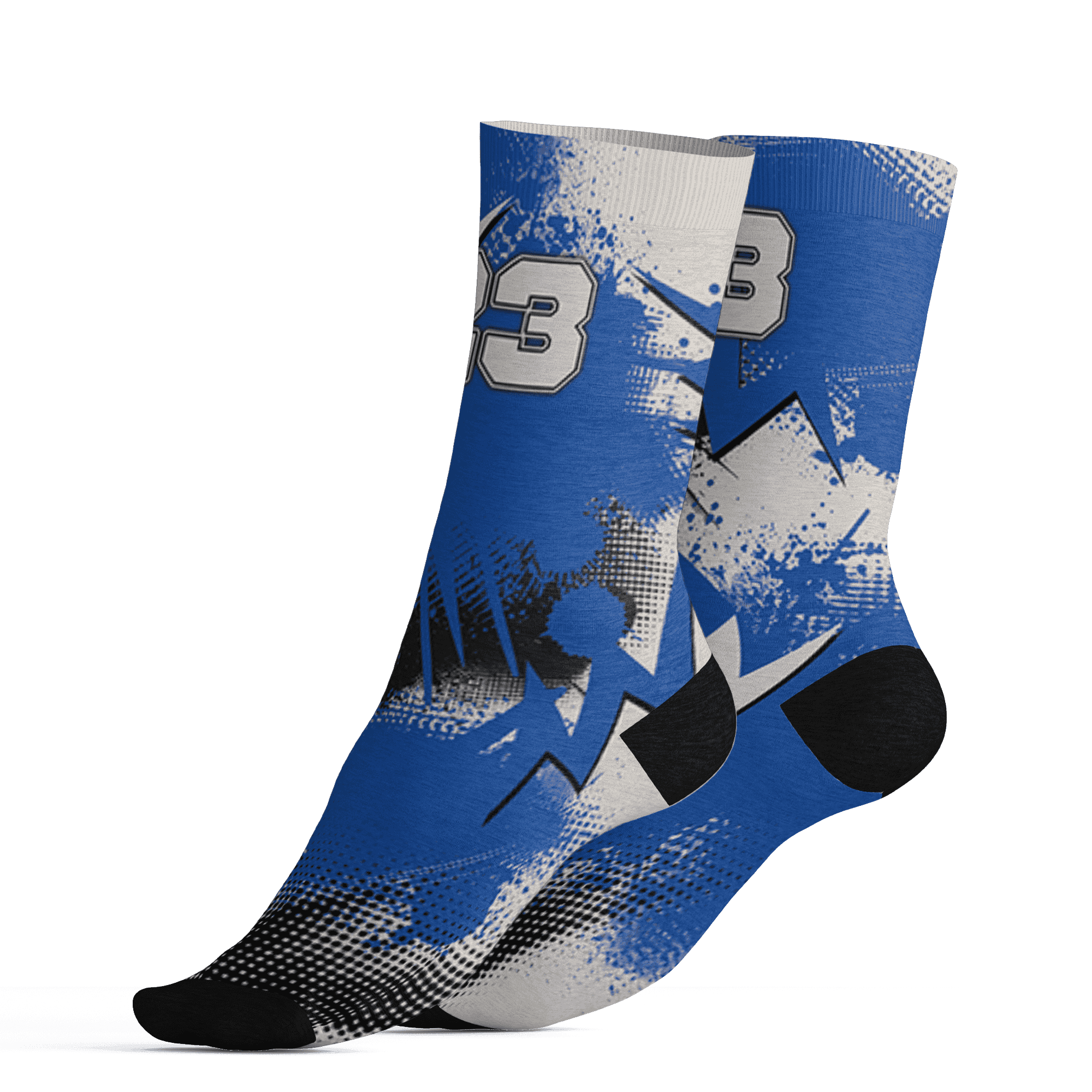 Air Max 1 86 Royal Socks Match Graffiti Wallpapers 23 3D All-Over Print - NastyJamz