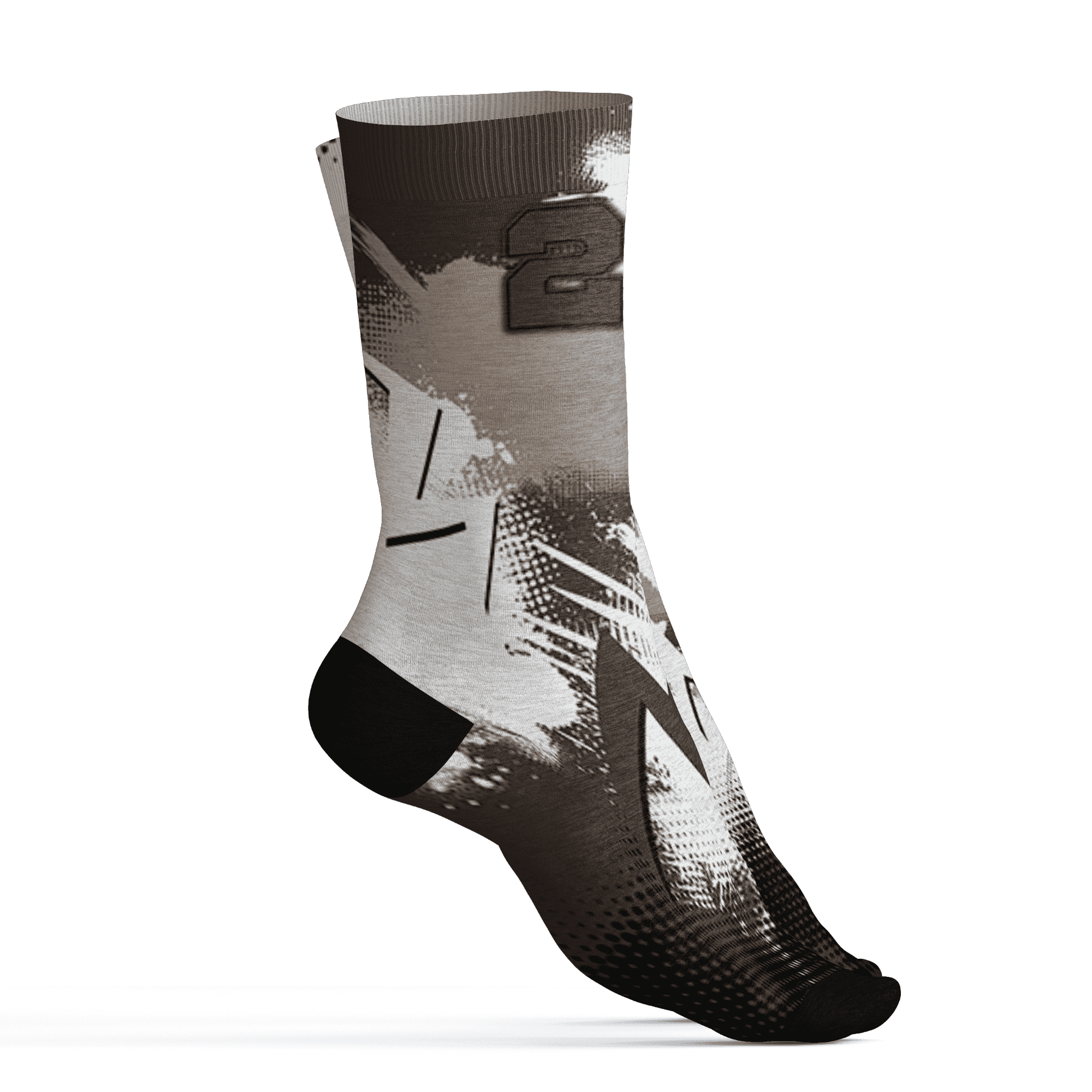 Dunk Low Baroque Brown Socks Match Graffiti Wallpapers 23 3D All-Over Print - NastyJamz