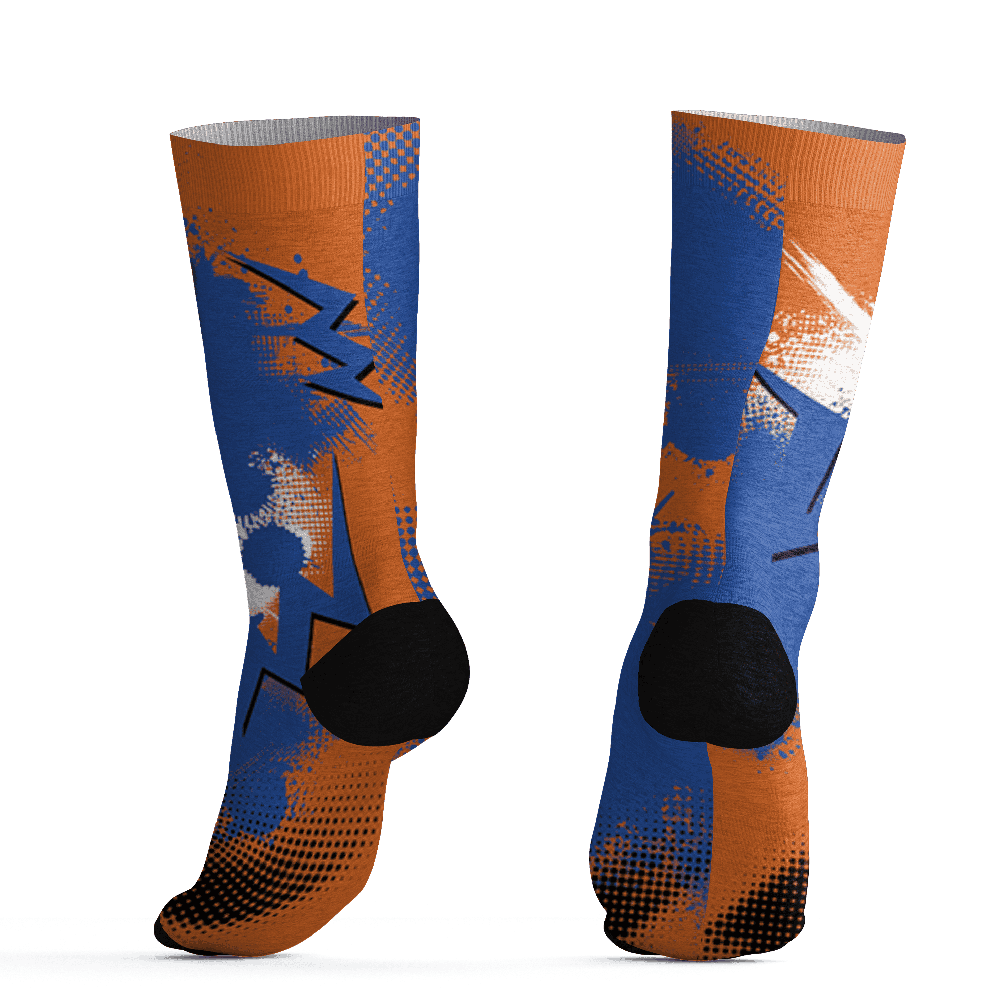 Dunk Low Knicks Socks Match Graffiti Wallpapers 23 3D All-Over Print - NastyJamz