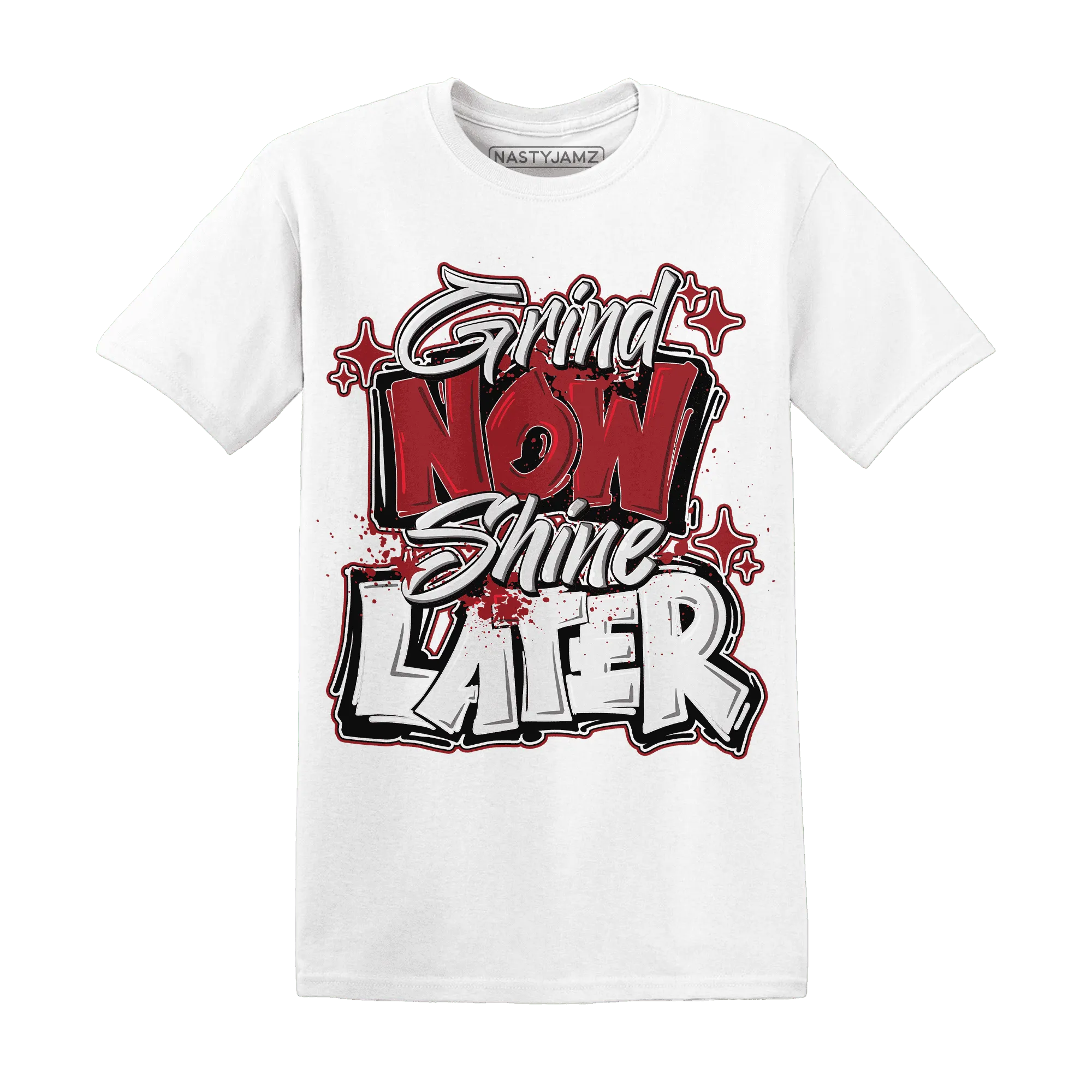 Retro-Red-Taxi-12s-T-Shirt-Match-Grind-More