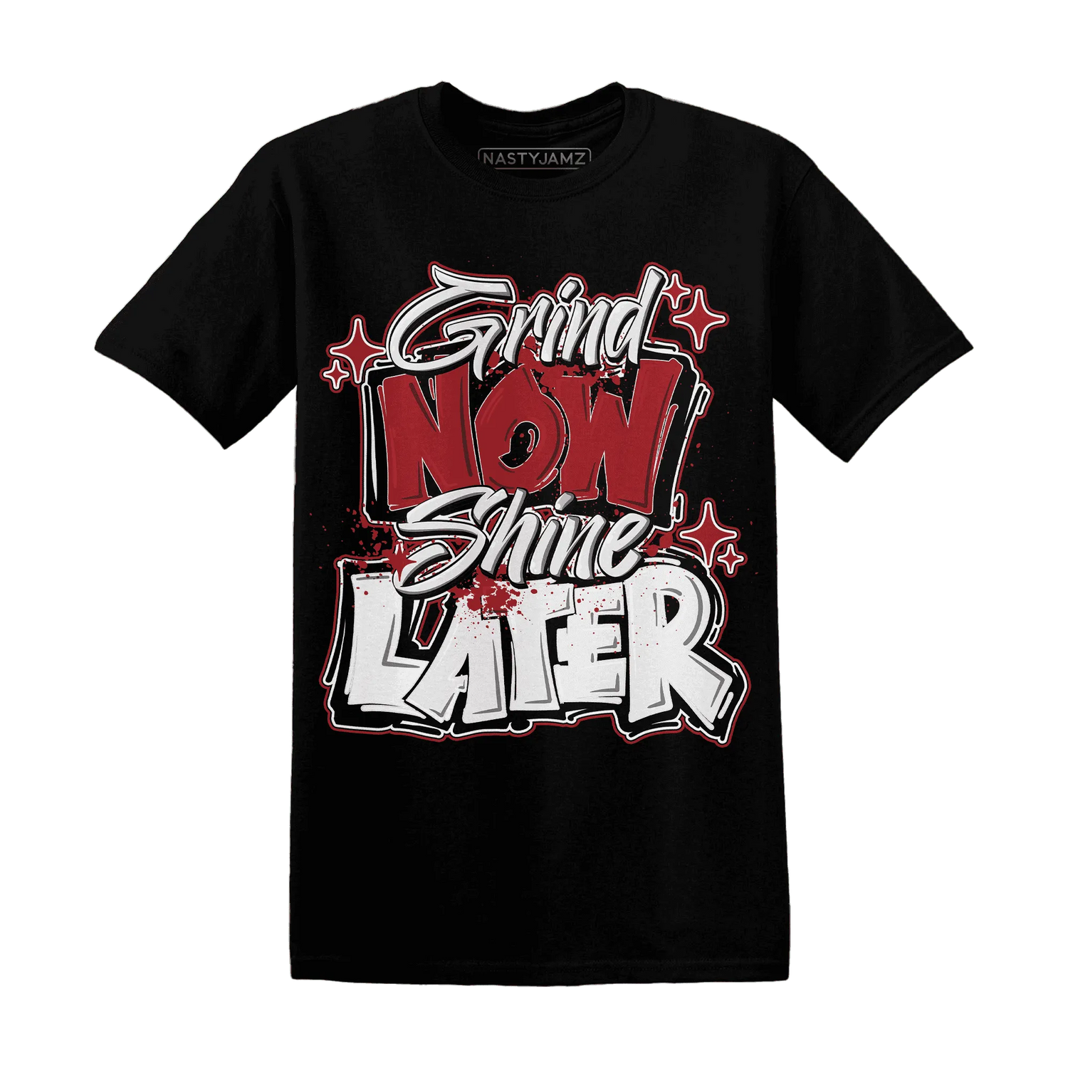 Retro-Red-Taxi-12s-T-Shirt-Match-Grind-More