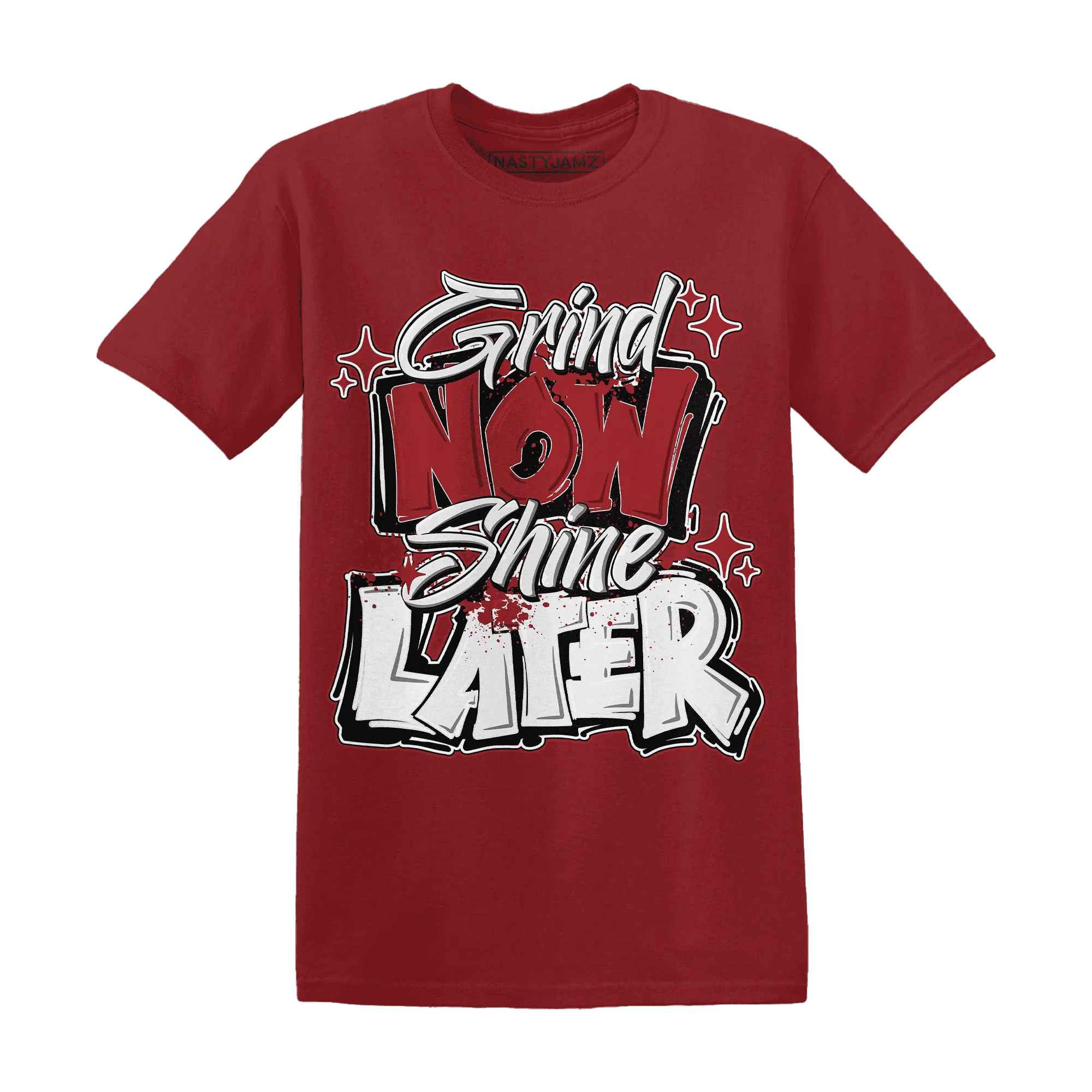 Retro-Red-Taxi-12s-T-Shirt-Match-Grind-More