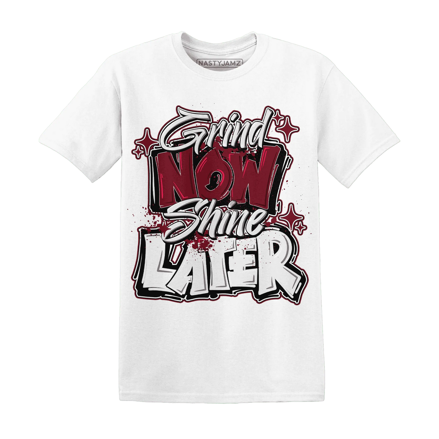 High-White-Team-Red-1s-T-Shirt-Match-Grind-More