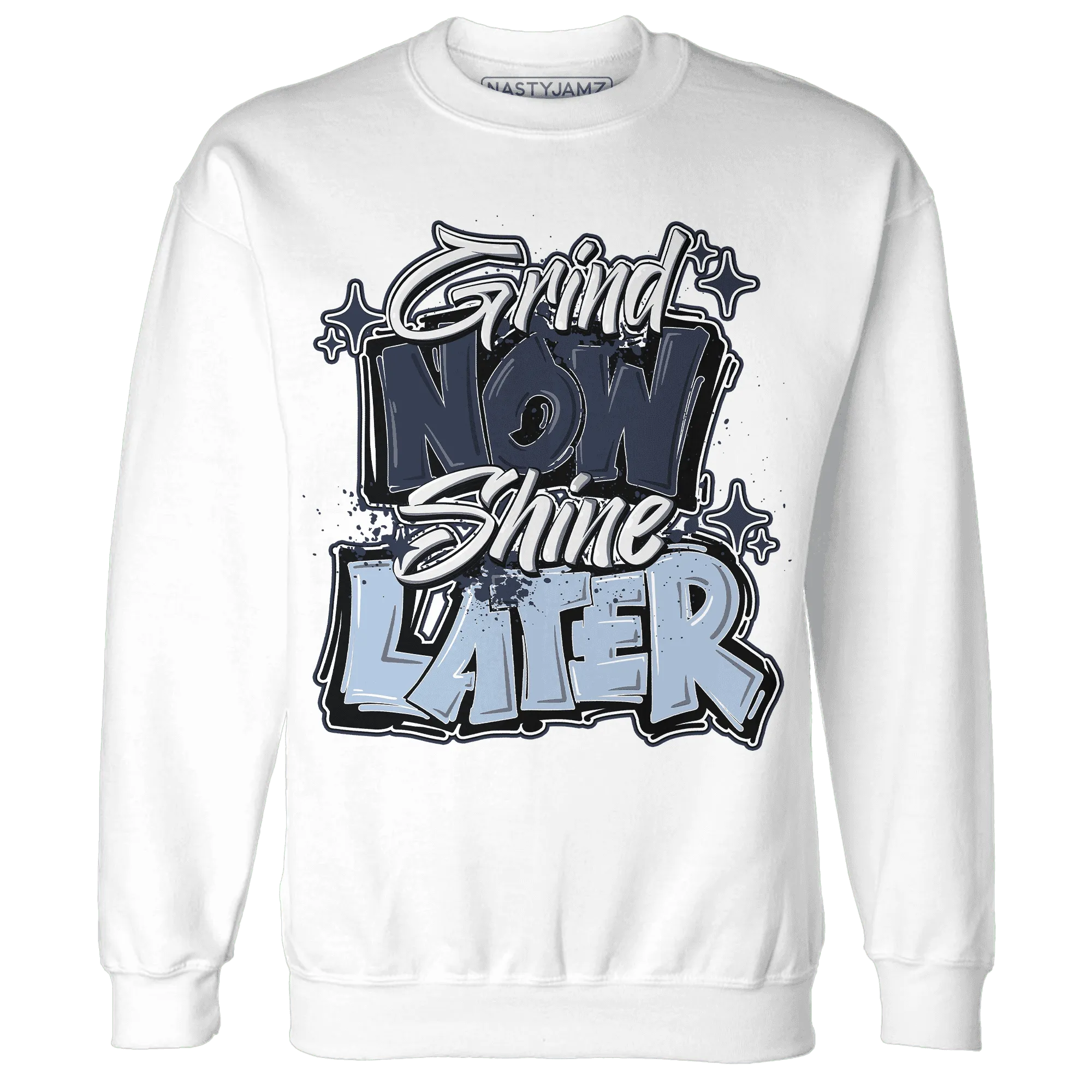 White-Navy-6s-Sweatshirt-Match-Grind-More