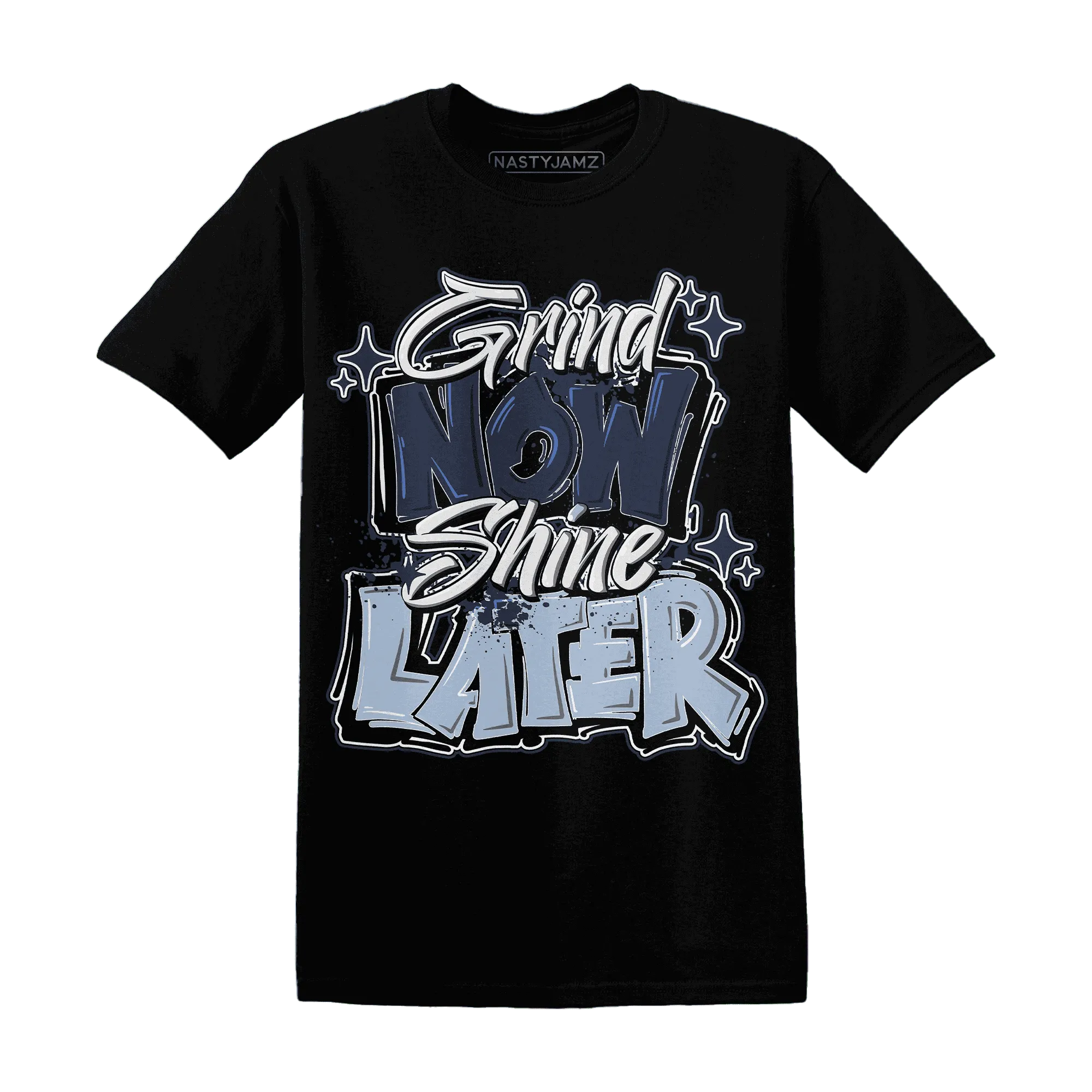 White-Navy-6s-T-Shirt-Match-Grind-More