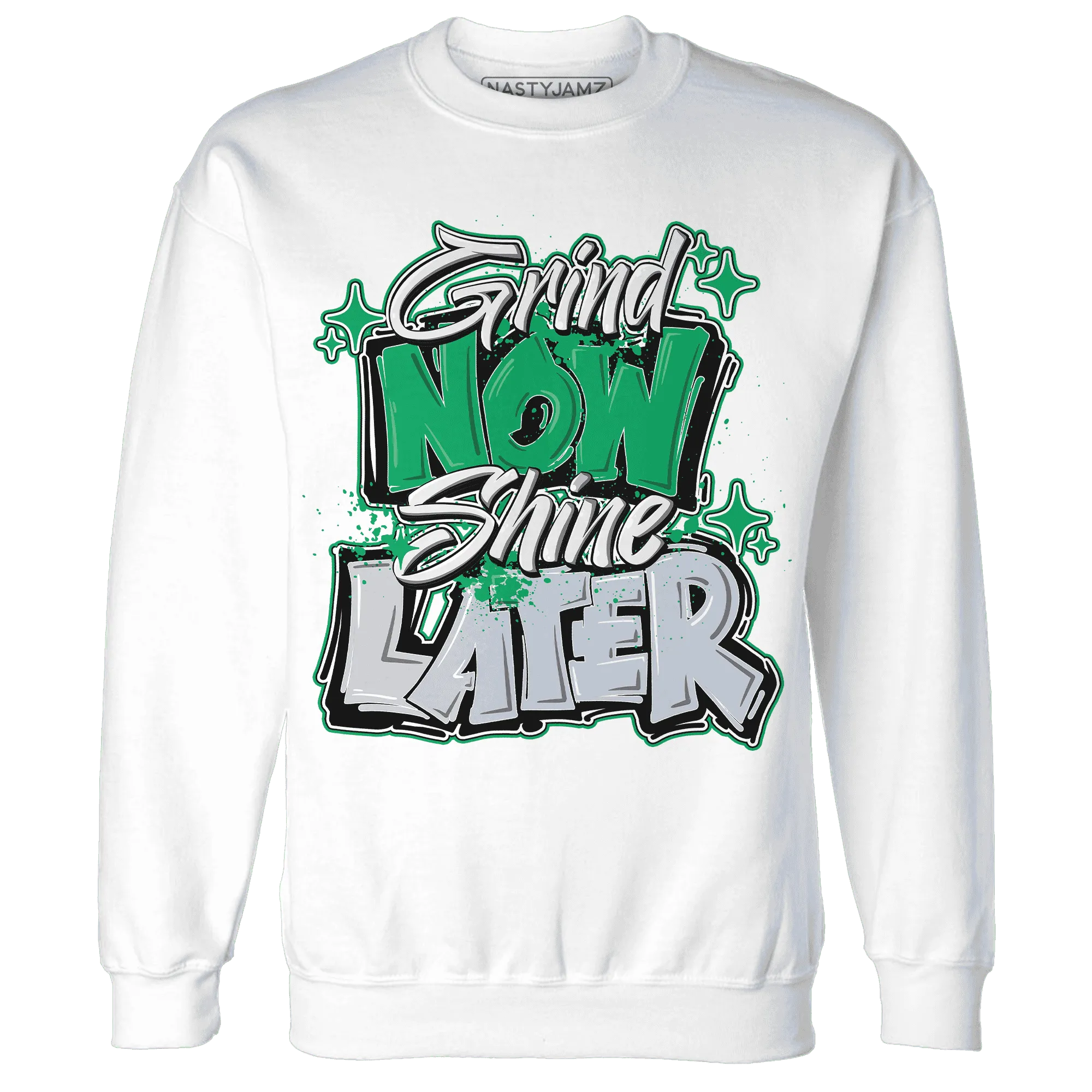 Lucky-Green-5s-Sweatshirt-Match-Grind-More