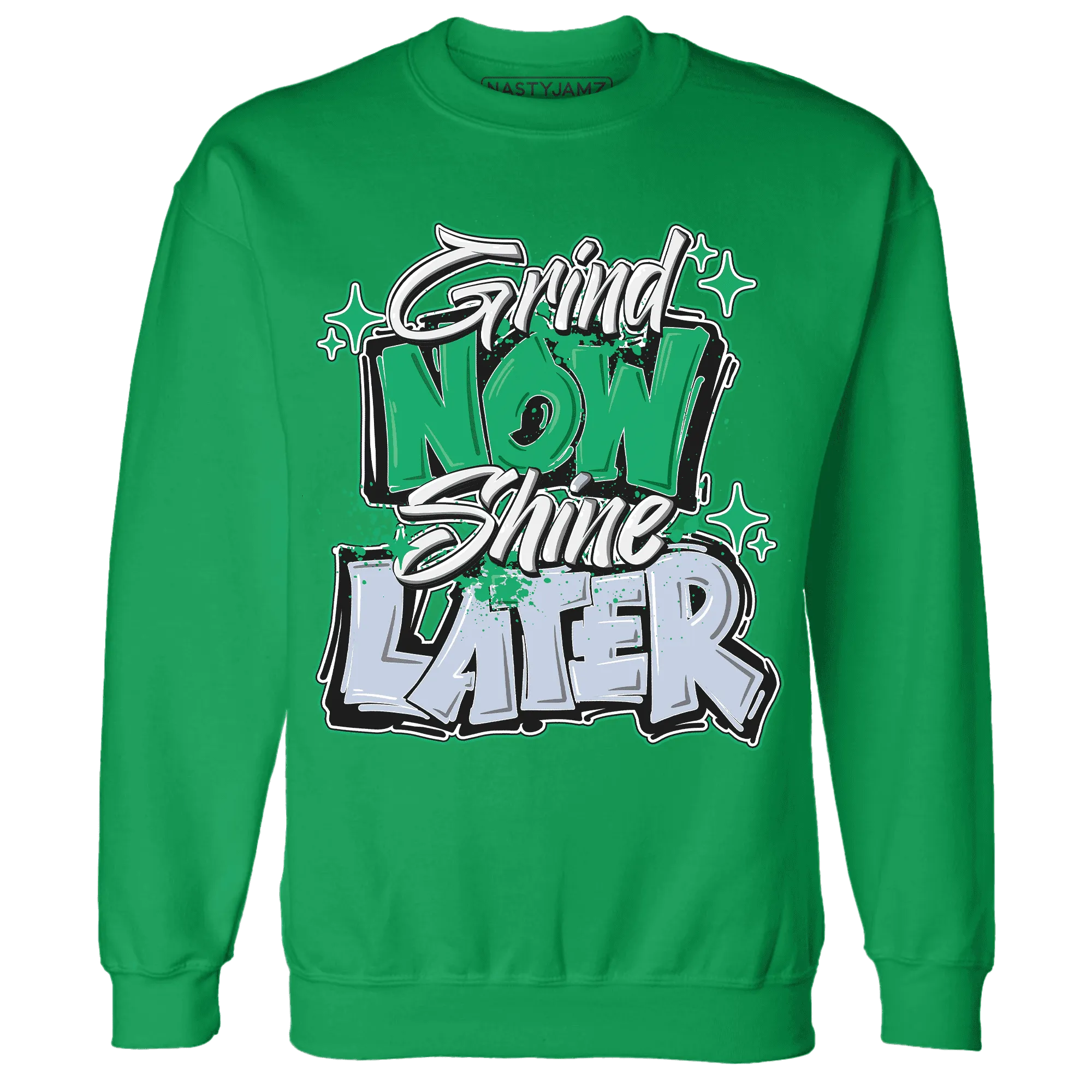 Lucky-Green-5s-Sweatshirt-Match-Grind-More