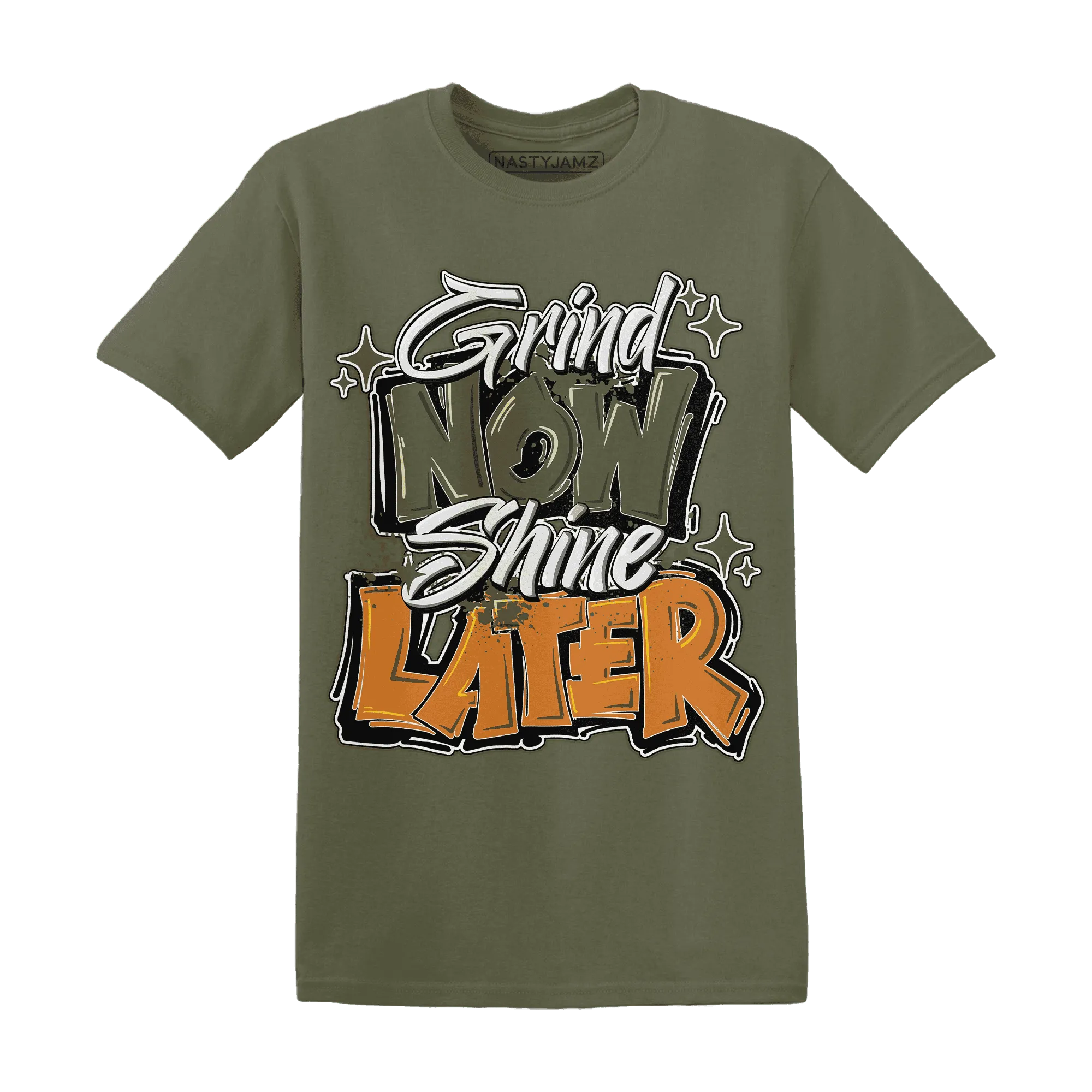 Olive-5s-T-Shirt-Match-Grind-More