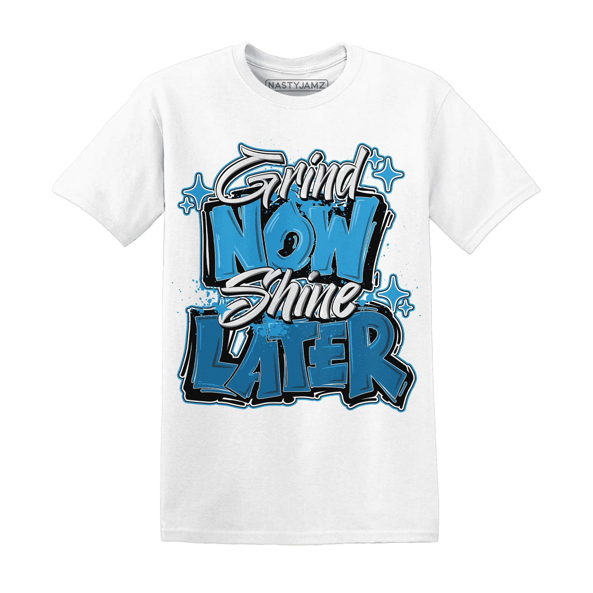 Powder-Blue-9s-T-Shirt-Match-Grind-More