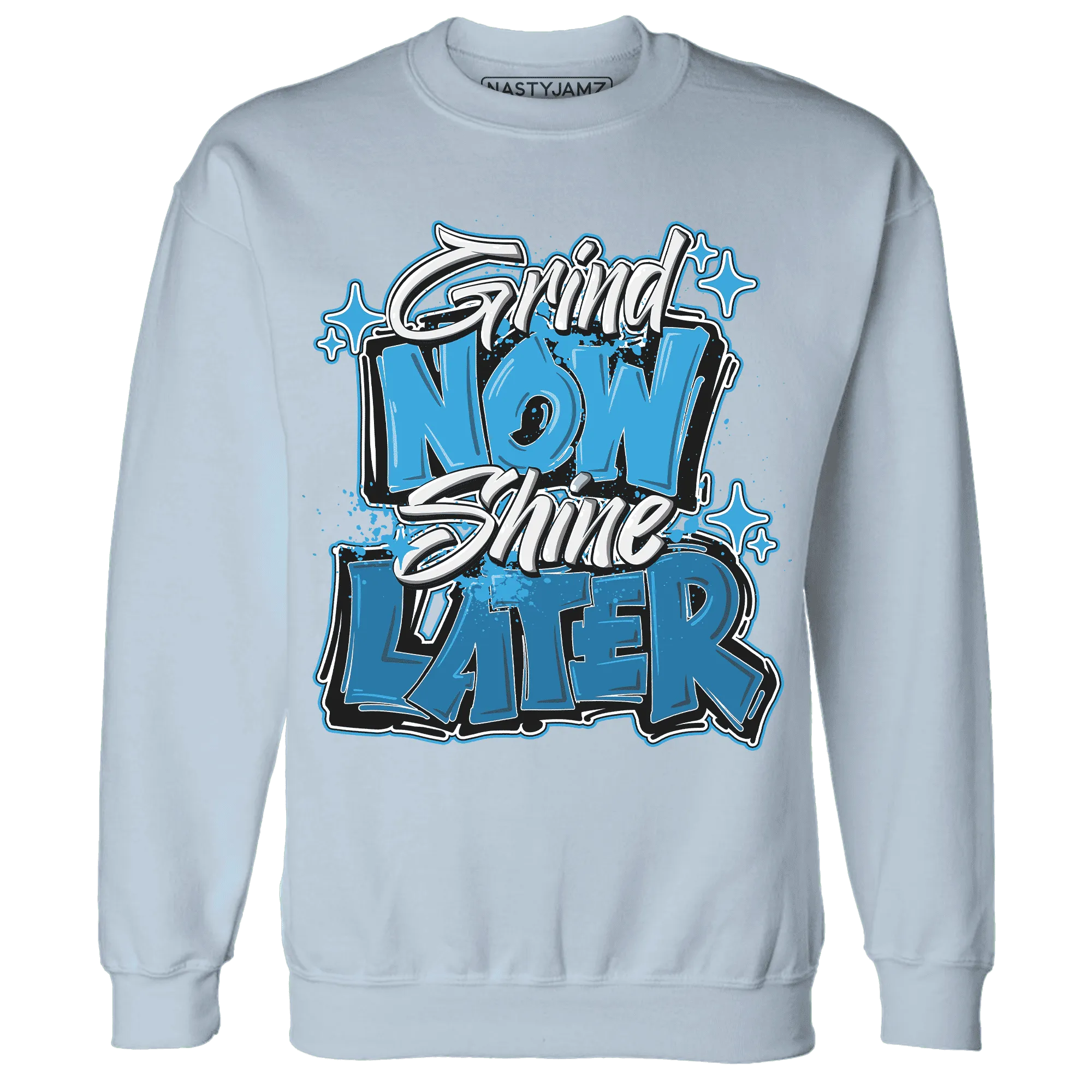 Powder-Blue-9s-Sweatshirt-Match-Grind-More