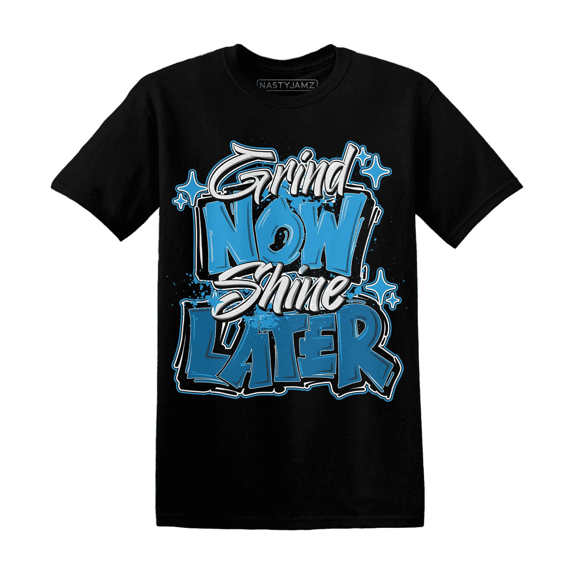 Powder-Blue-9s-T-Shirt-Match-Grind-More