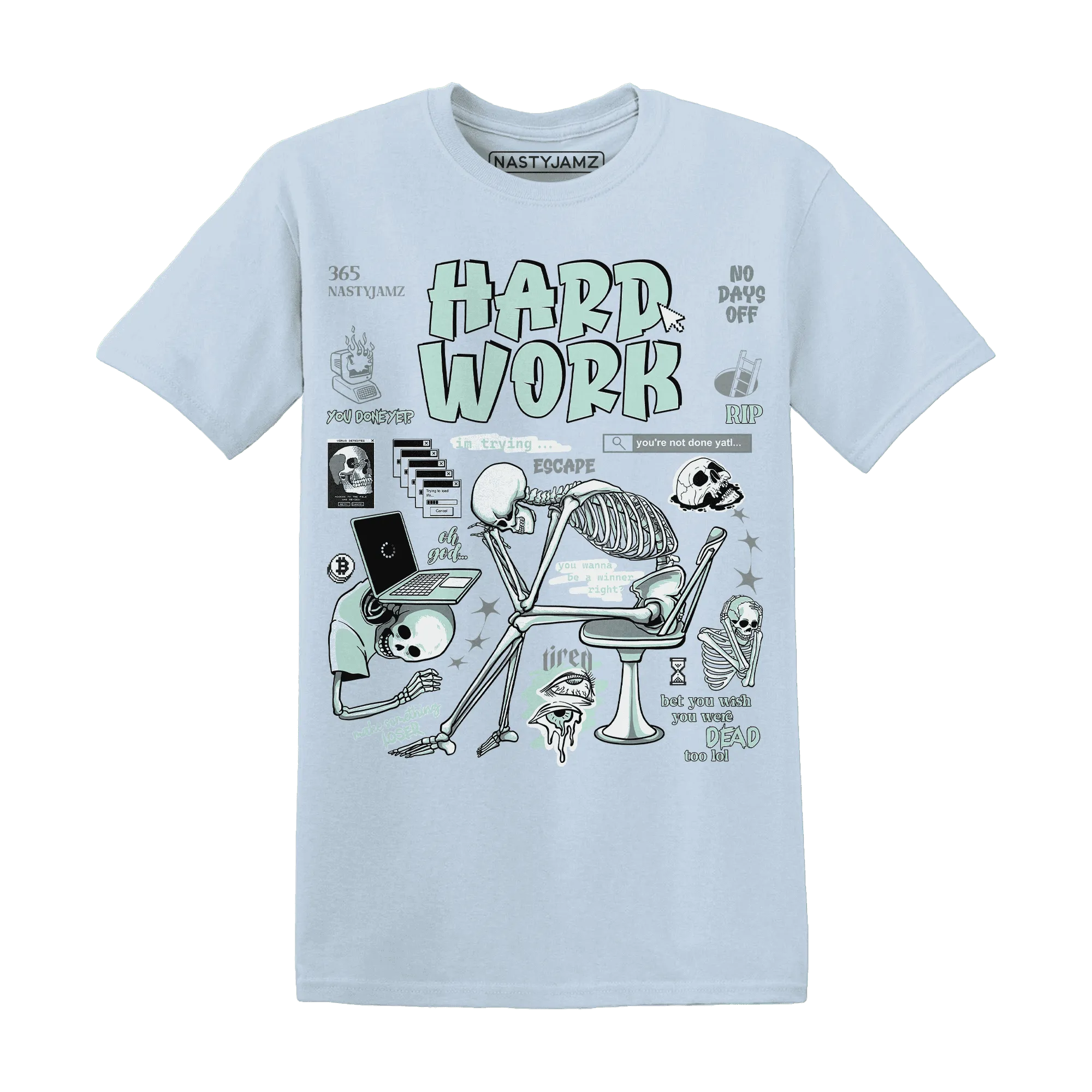 NastyJamz-AF-1-Low-Jade-Ice-White-T-Shirt-Match-Hard-Work