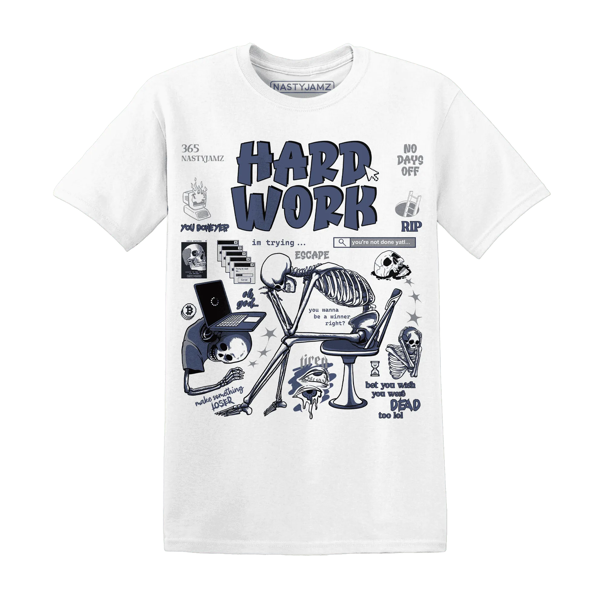 NastyJamz-Low-Diffused-Blue-11s-T-Shirt-Match-Hard-Work