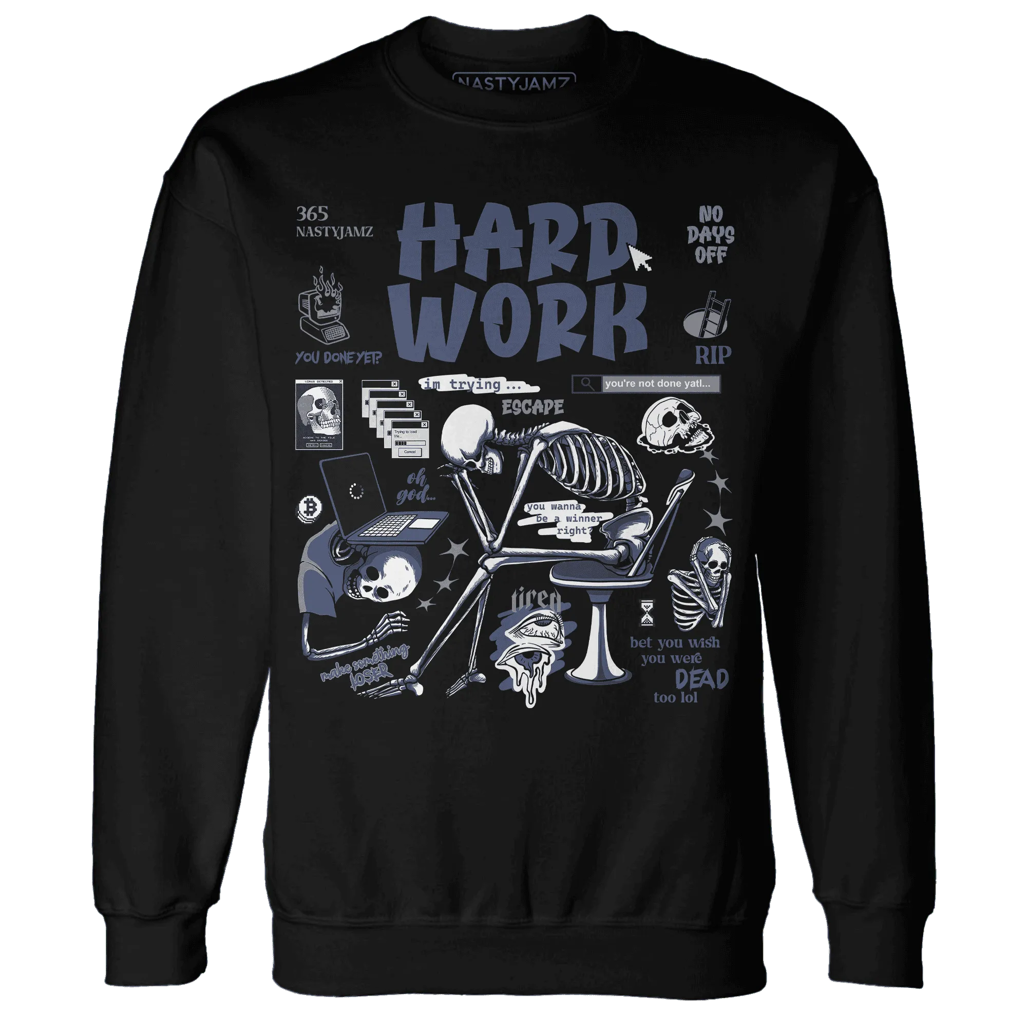 NastyJamz-Low-Diffused-Blue-11s-Sweatshirt-Match-Hard-Work