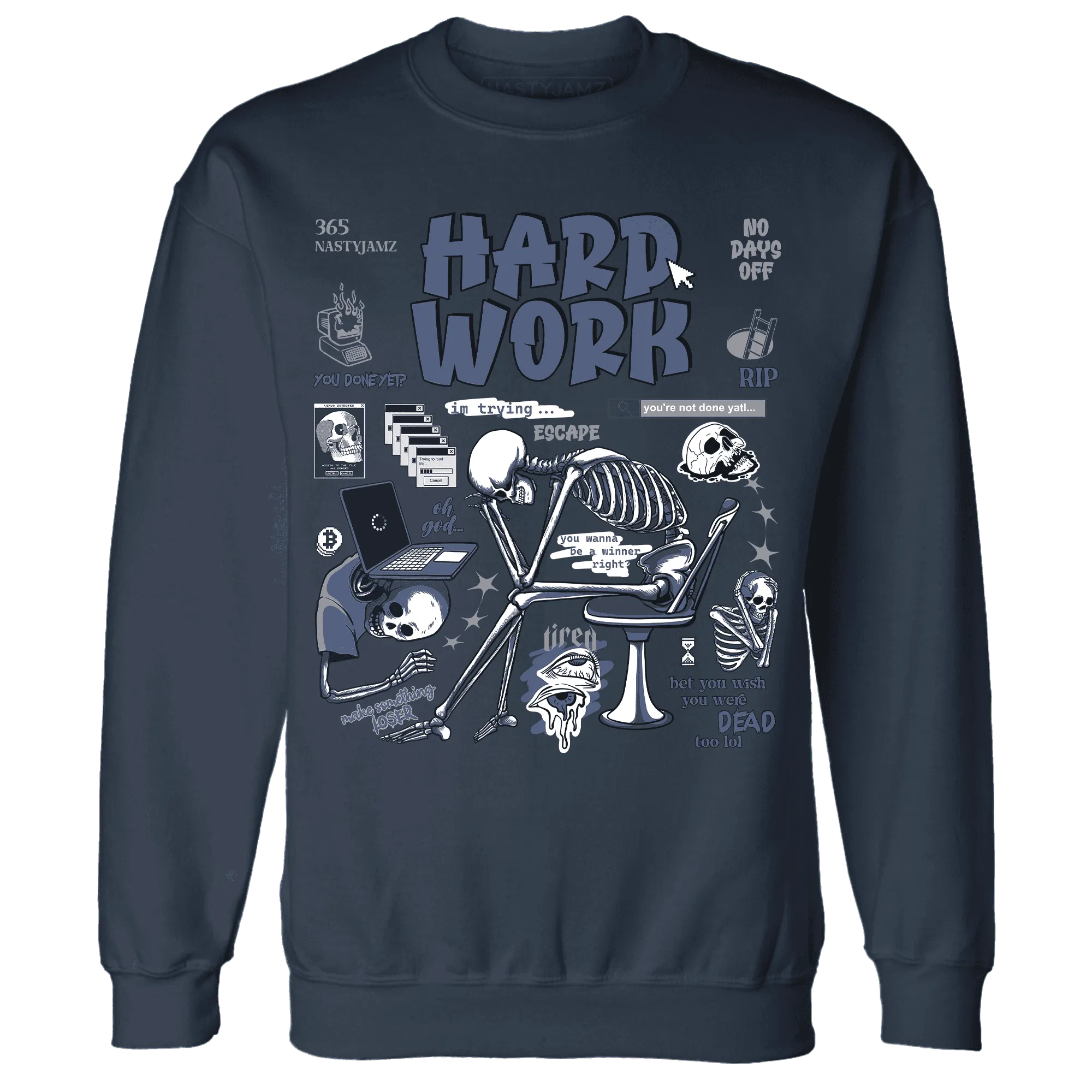 NastyJamz-Low-Diffused-Blue-11s-Sweatshirt-Match-Hard-Work