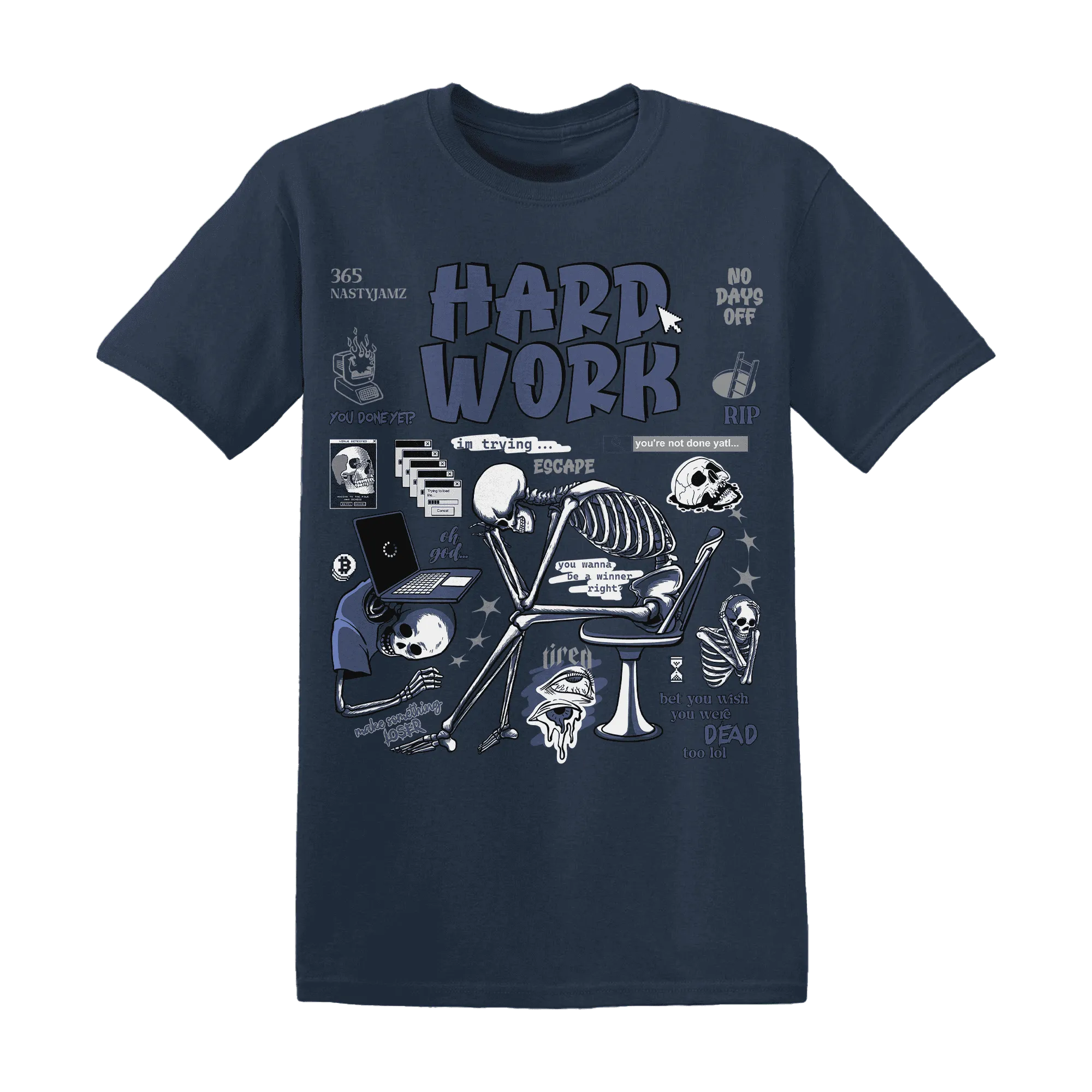 Low-Diffused-Blue-11s-NastyJamz-T-Shirt-Match-Hard-Work