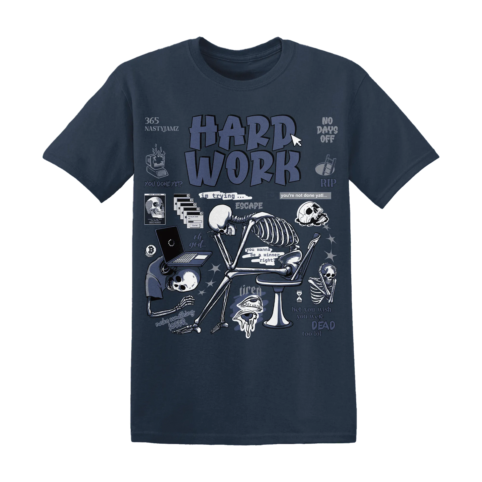 NastyJamz-Low-Diffused-Blue-11s-T-Shirt-Match-Hard-Work