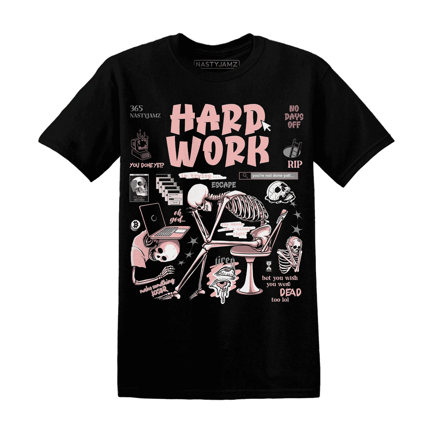 NastyJamz-Low-Legend-Pink-11s-T-Shirt-Match-Hard-Work