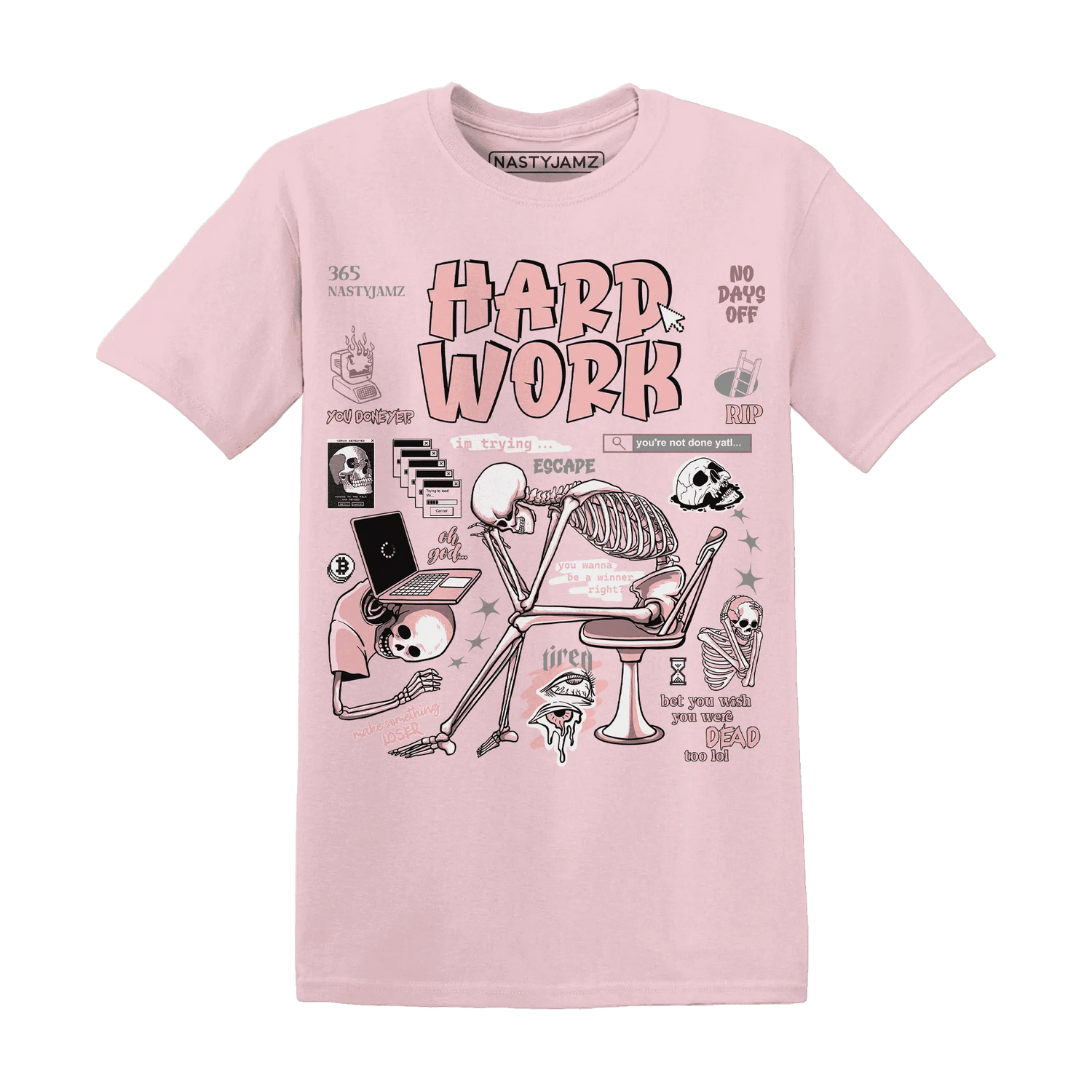 NastyJamz-Low-Legend-Pink-11s-T-Shirt-Match-Hard-Work
