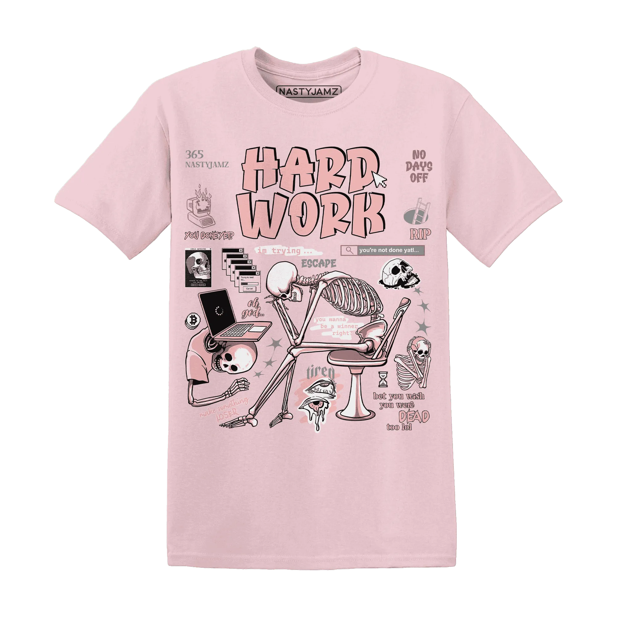 NastyJamz-Low-Legend-Pink-11s-T-Shirt-Match-Hard-Work
