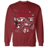 NastyJamz-Retro-Red-Taxi-12s-Sweatshirt-Match-Hard-Work