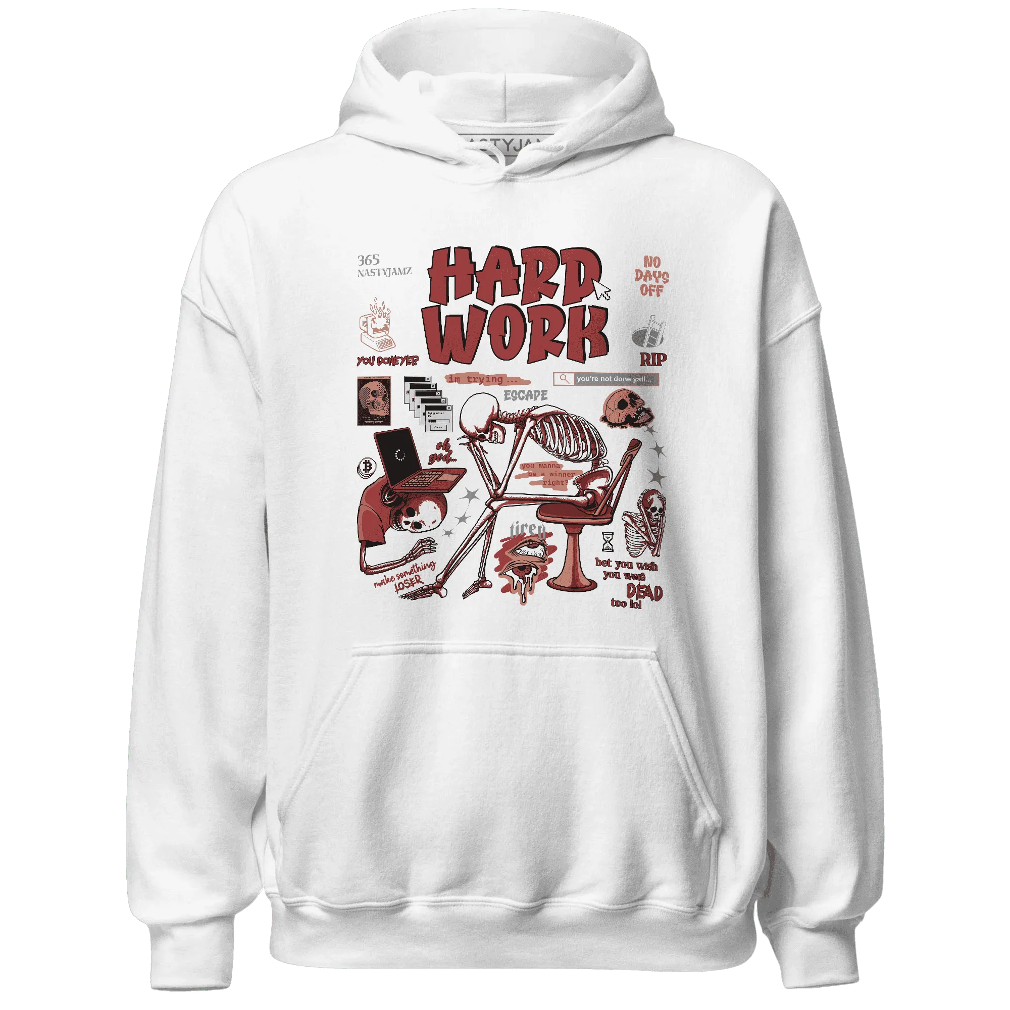 Dune-Red-13s-NastyJamz-Hoodie-Match-Hard-Work