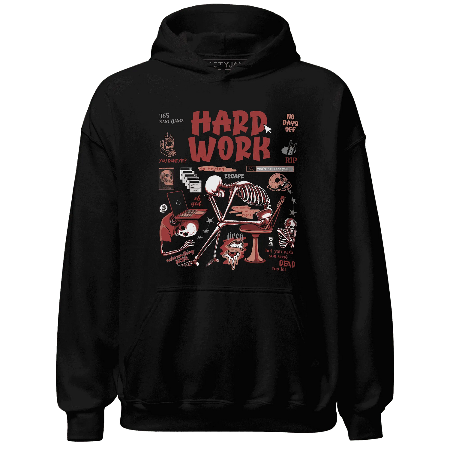 Dune-Red-13s-NastyJamz-Hoodie-Match-Hard-Work