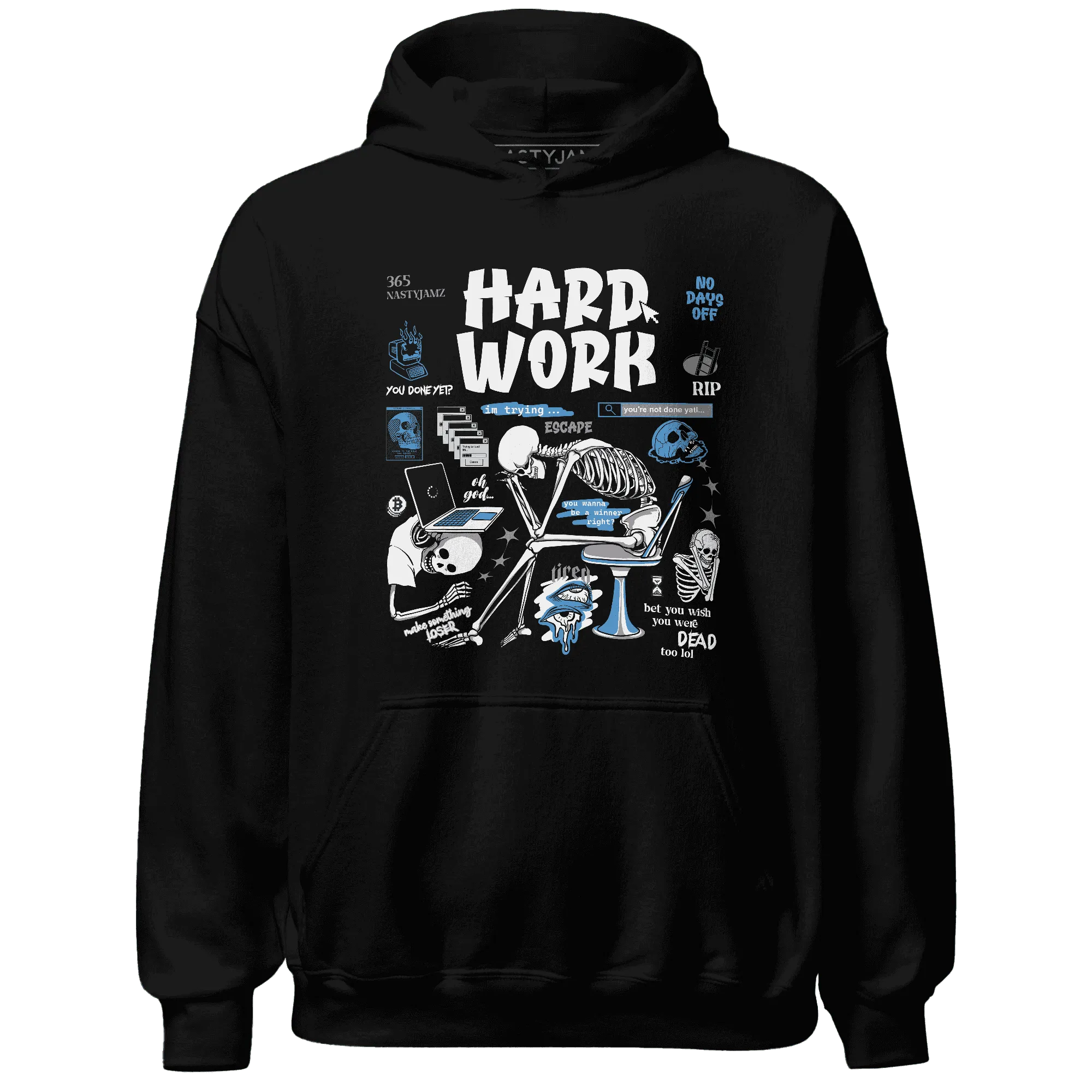 Carolina-Blue-Univercitii-17s-NastyJamz-Hoodie-Match-Hard-Work