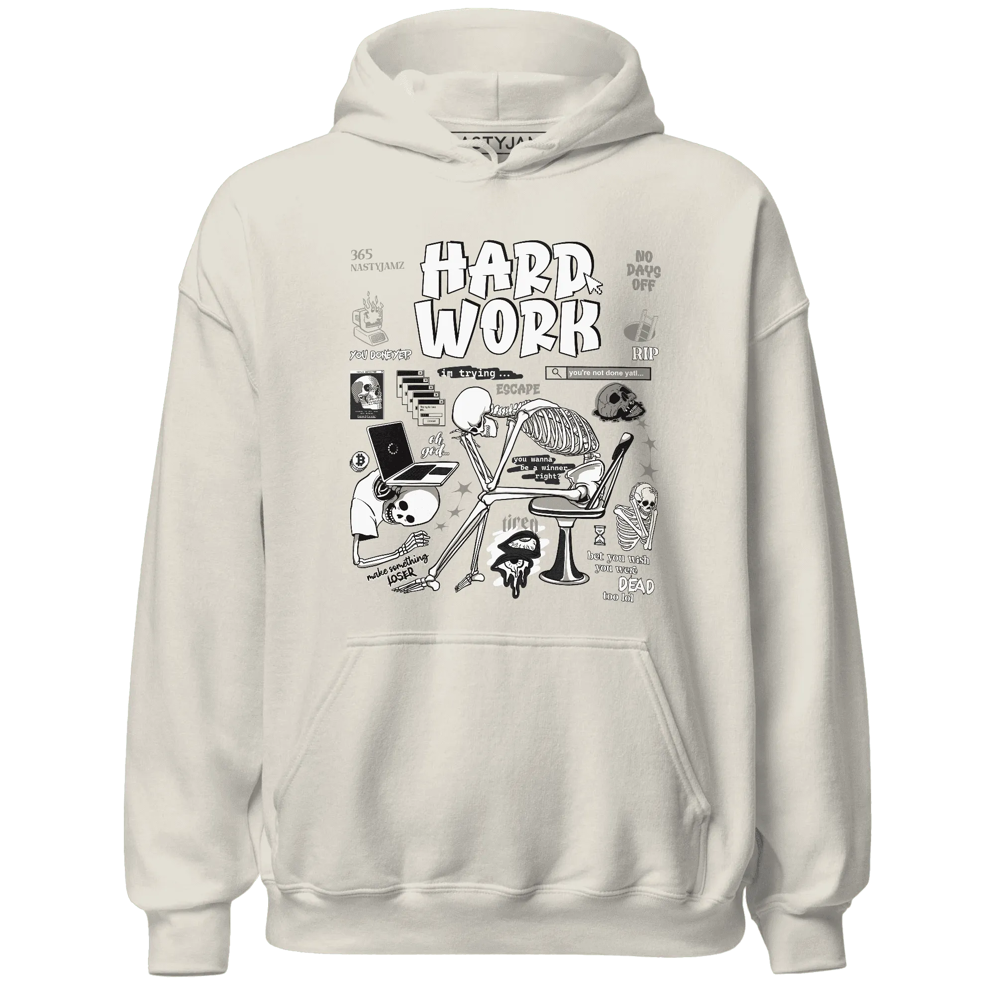 NastyJamz-Low-Mocha-1s-Hoodie-Match-Hard-Work